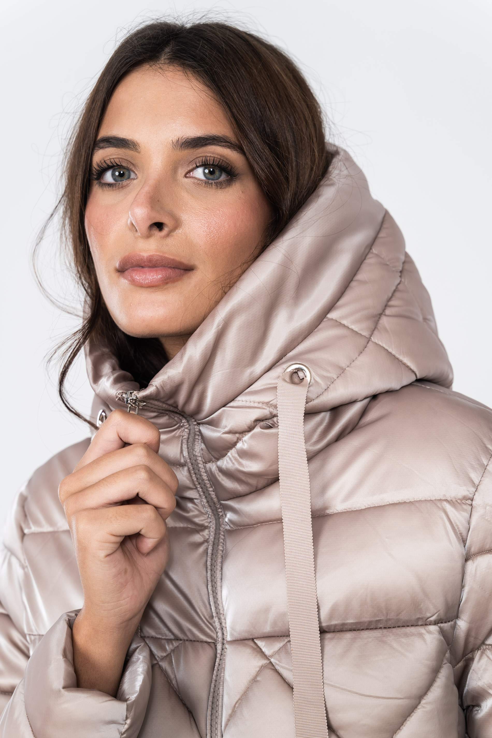 PARKA ROMBOS TORNASOL PIEDRA