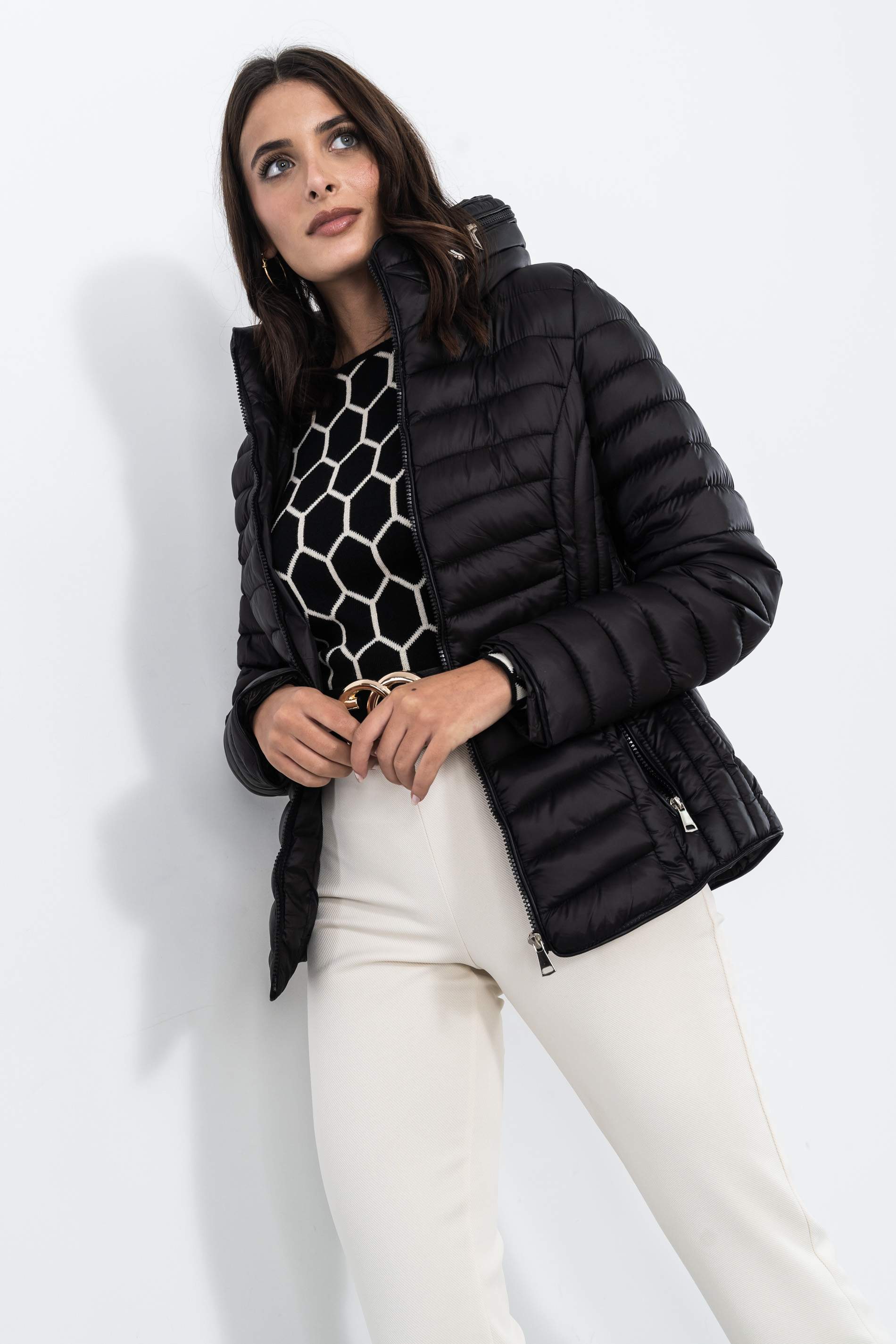 PARKA VIVOS CUELLO NEGRO