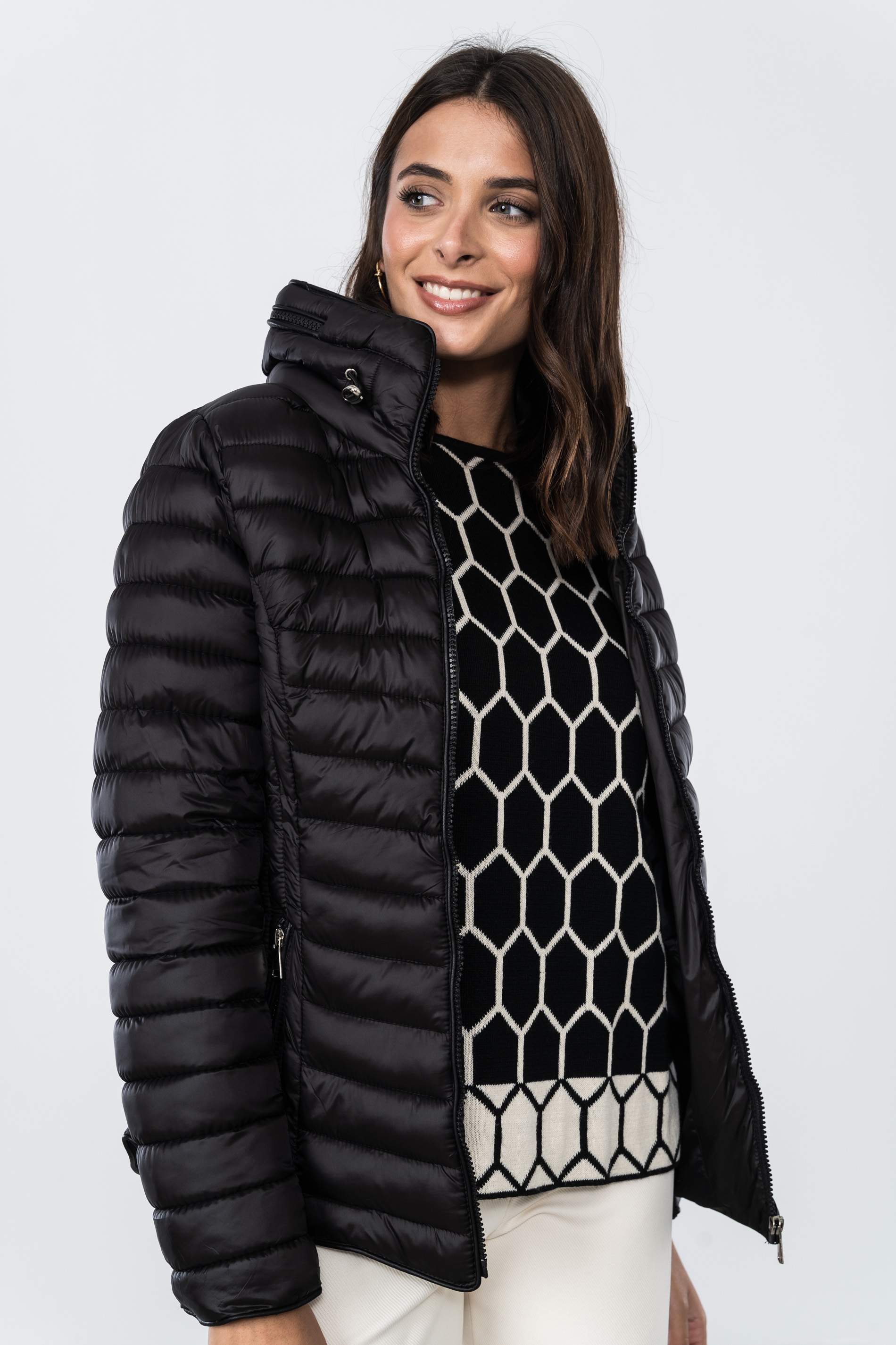 PARKA VIVOS CUELLO NEGRO