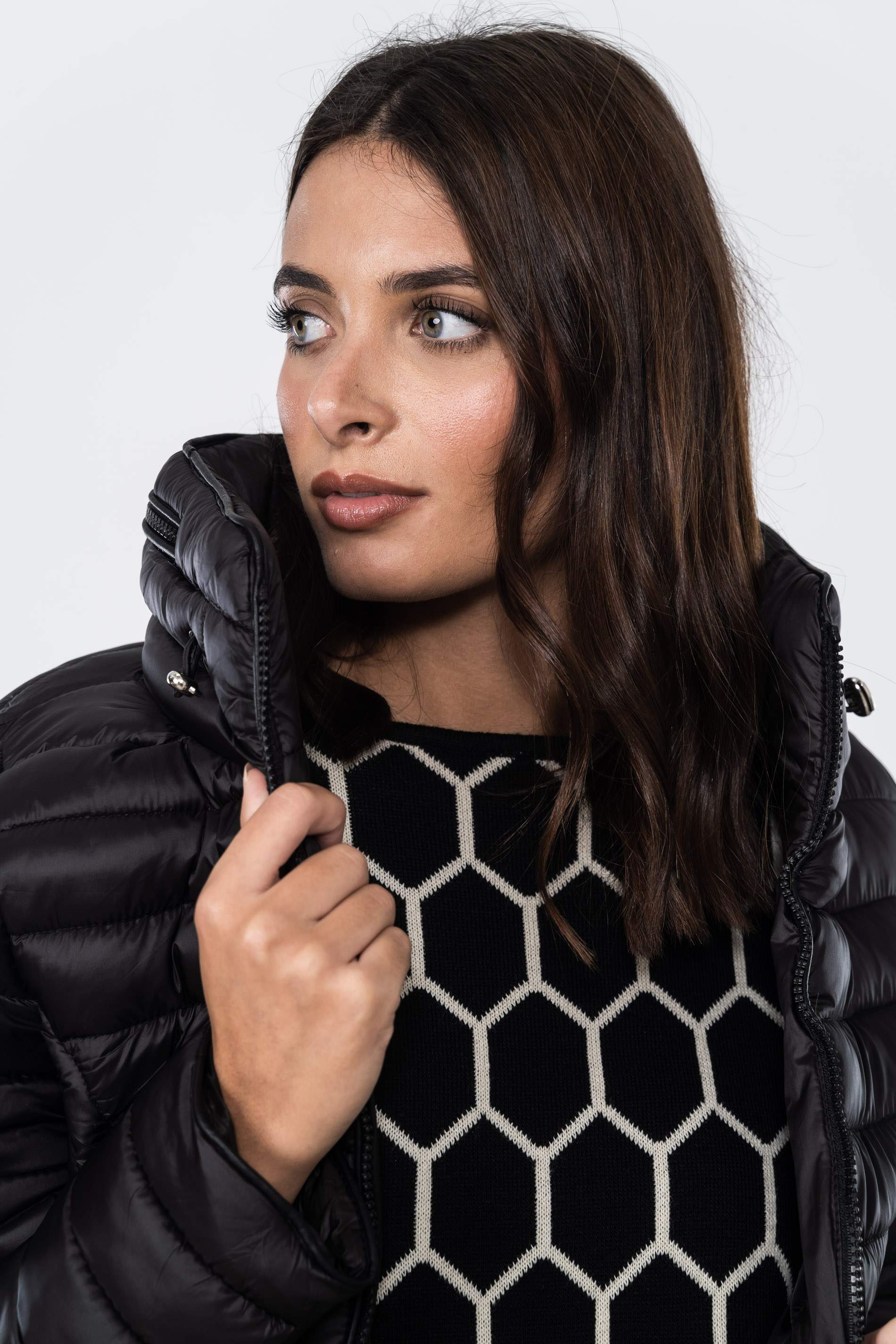 PARKA VIVOS CUELLO NEGRO