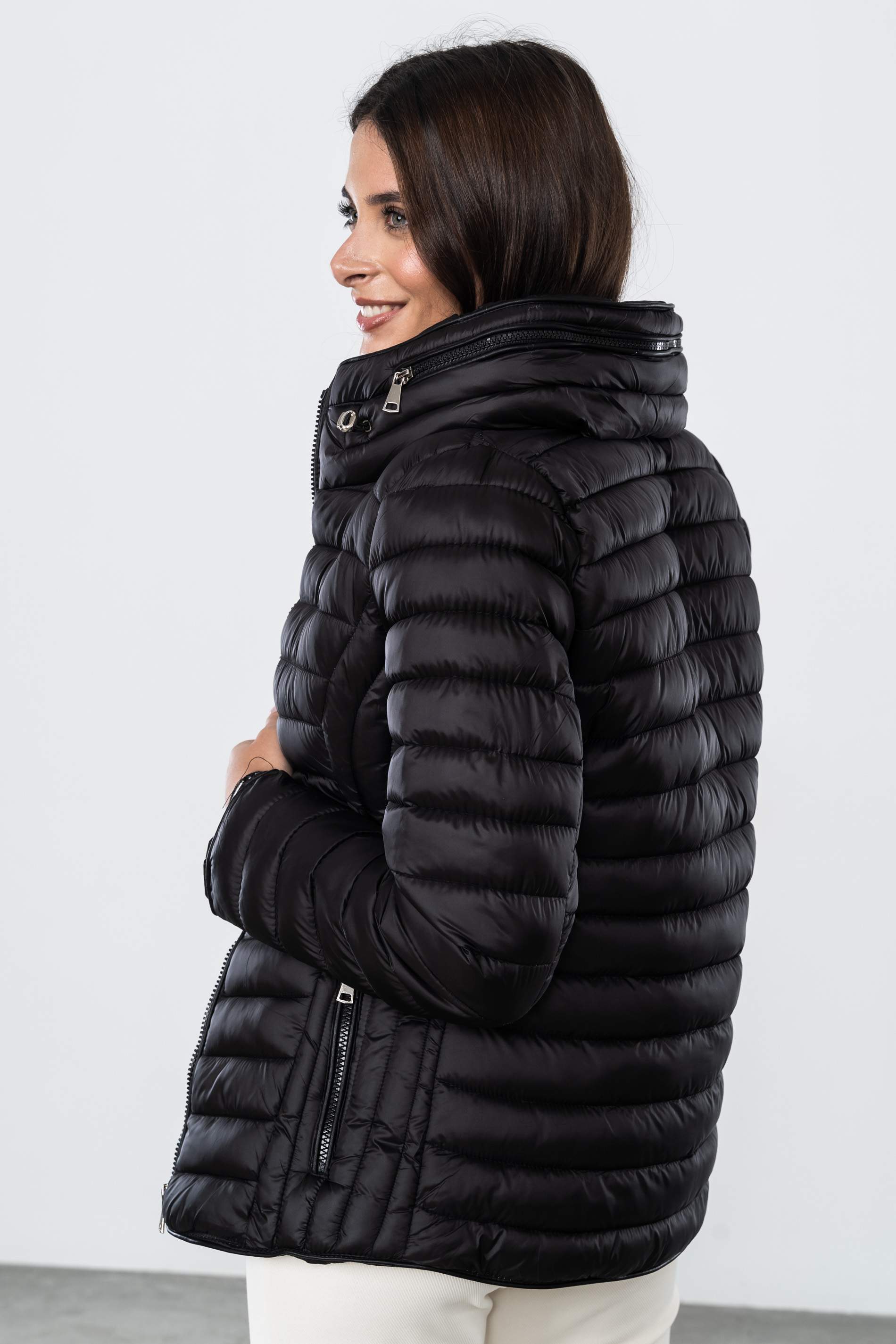 PARKA VIVOS CUELLO NEGRO