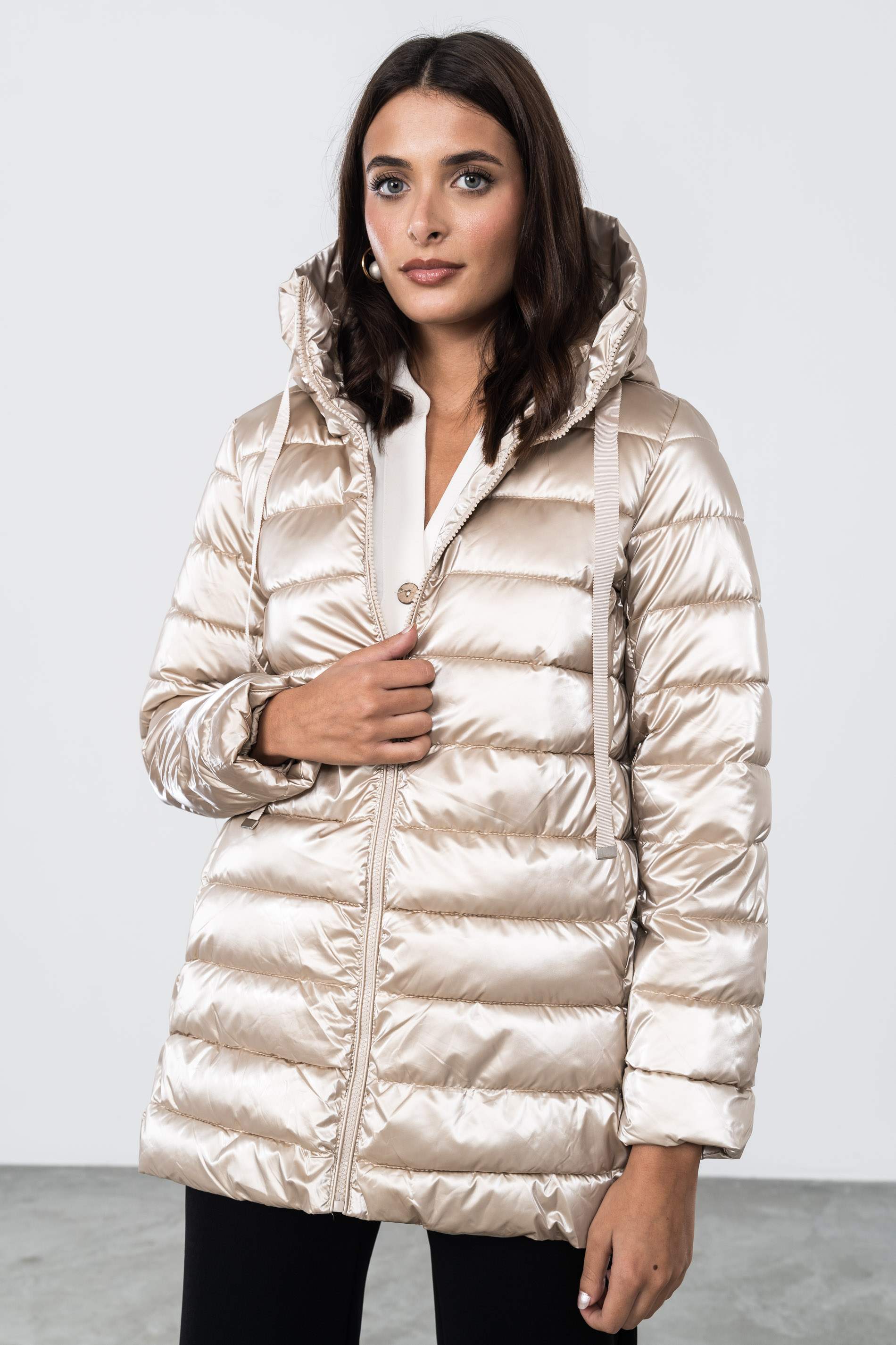 PARKA CAPUCHA ORO