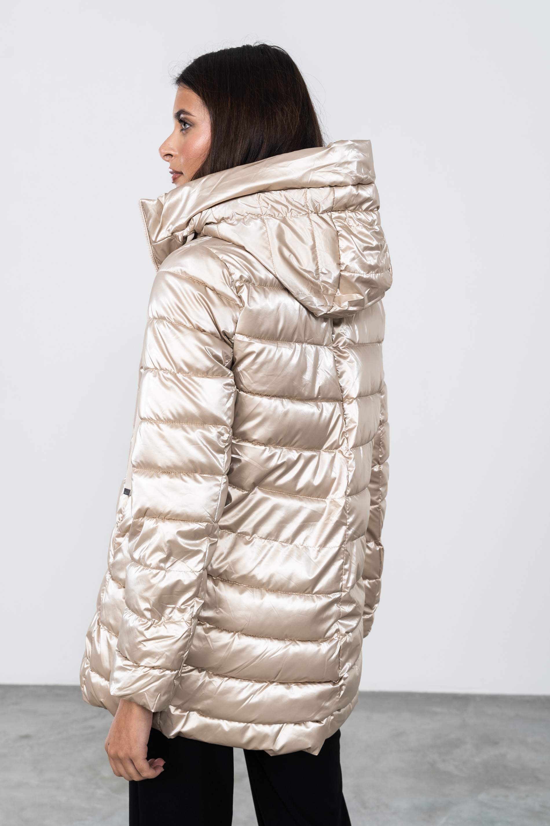 PARKA CAPUCHA ORO