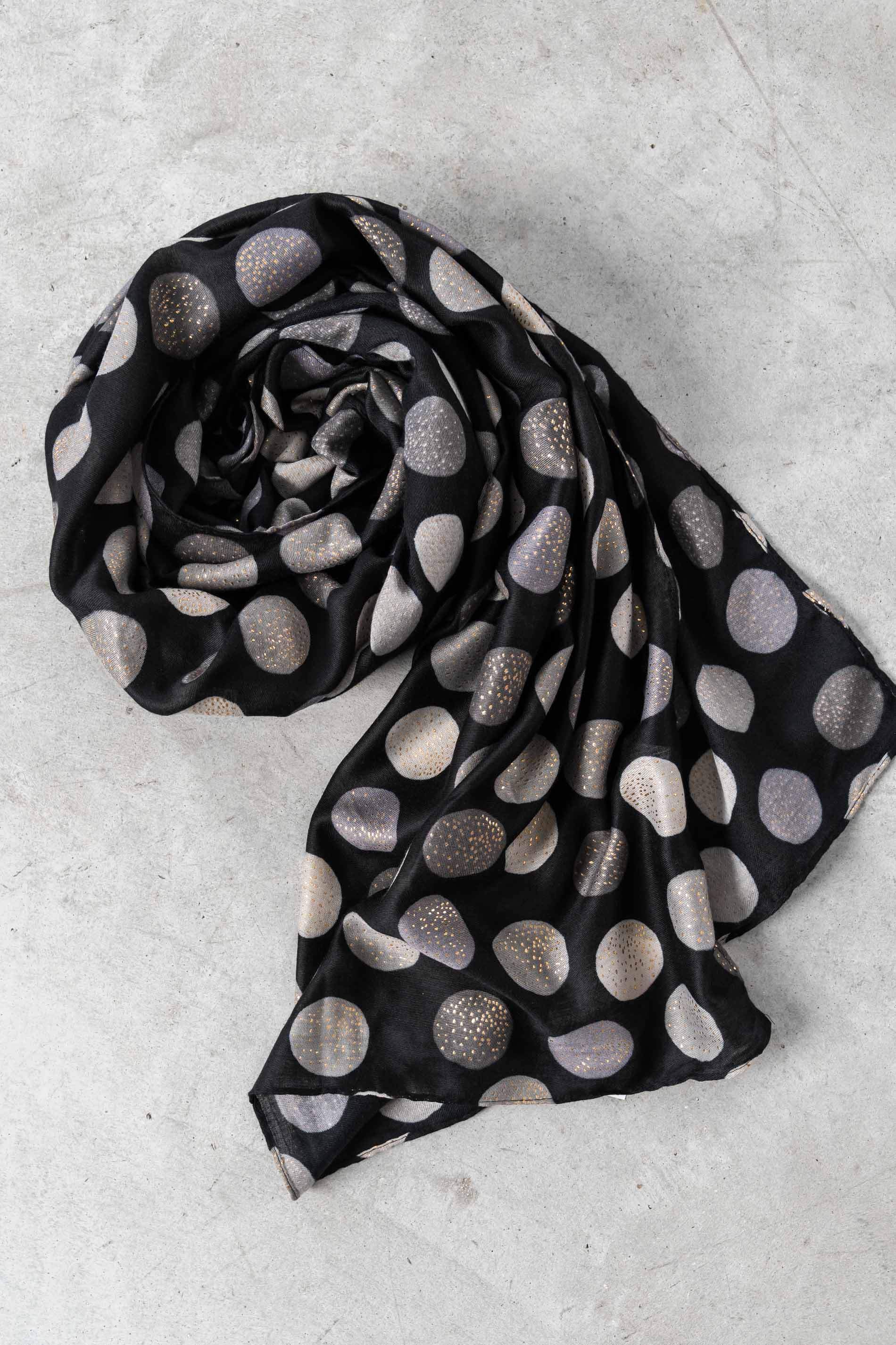 FOULARD TOPOS ORO 