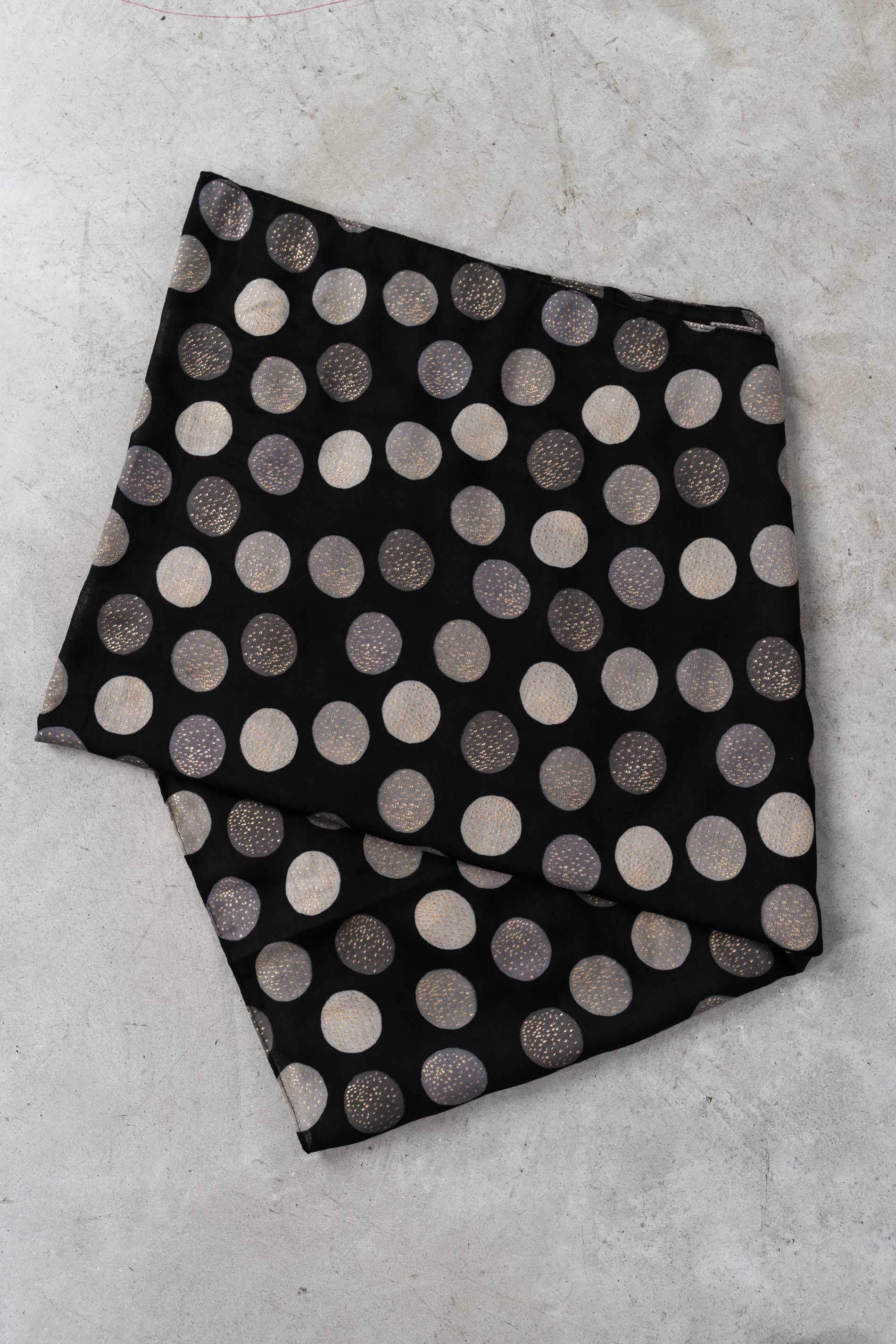FOULARD TOPOS ORO 