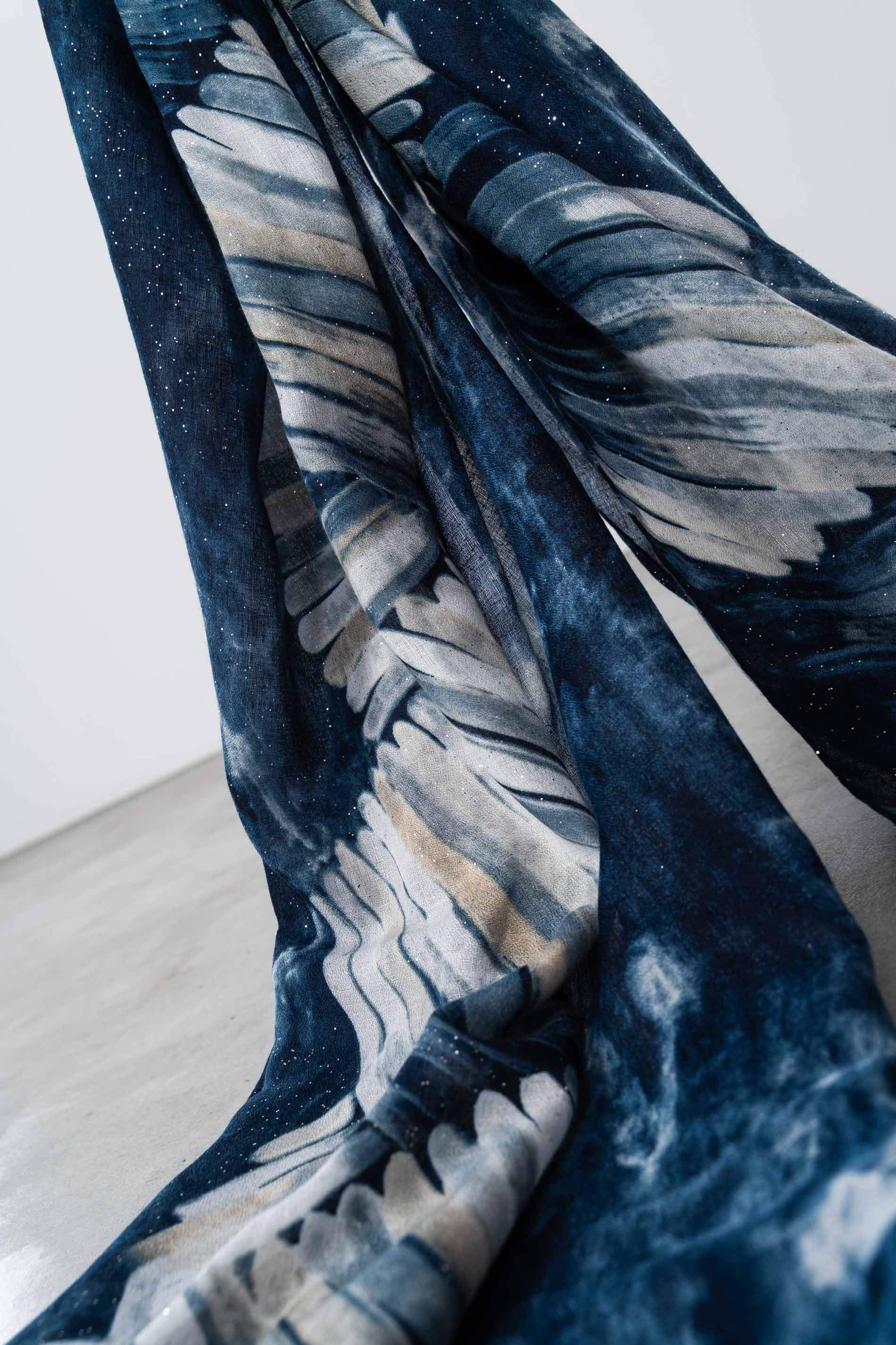 FOULARD TRAZOS DETALLE ORO