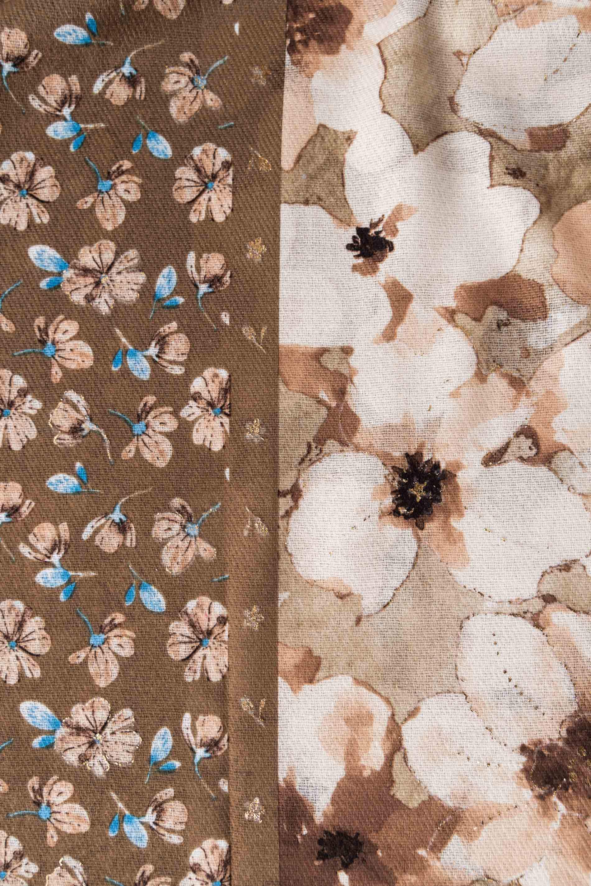 FOULARD FLORES COMBINADAS