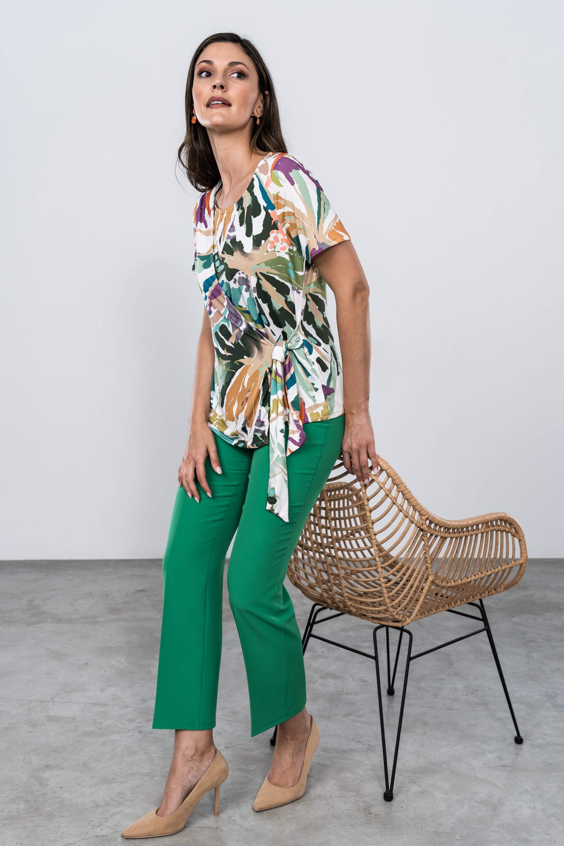 CAMISETA EFECTO CRUZADO