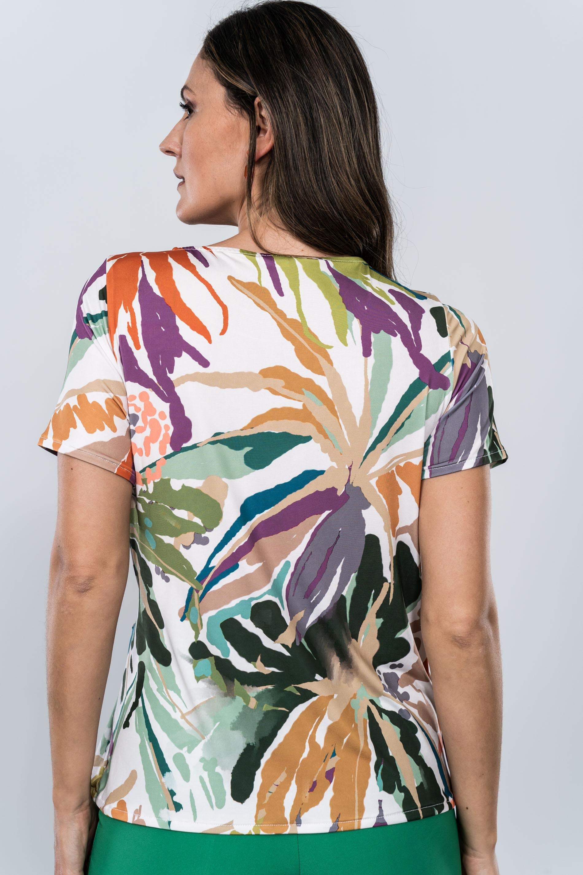 CAMISETA EFECTO CRUZADO