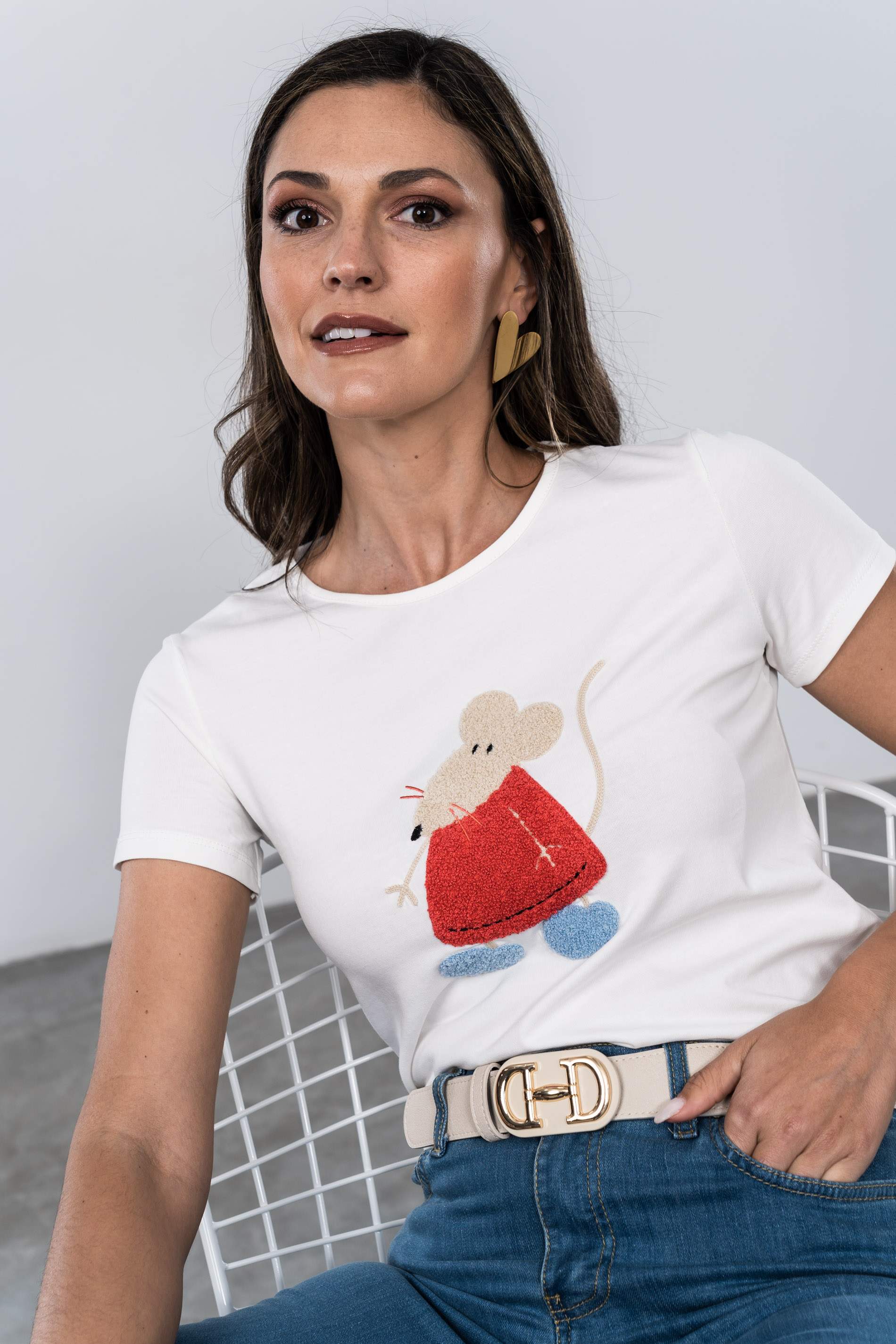 CAMISETA RATÓN RIZO CRUDO