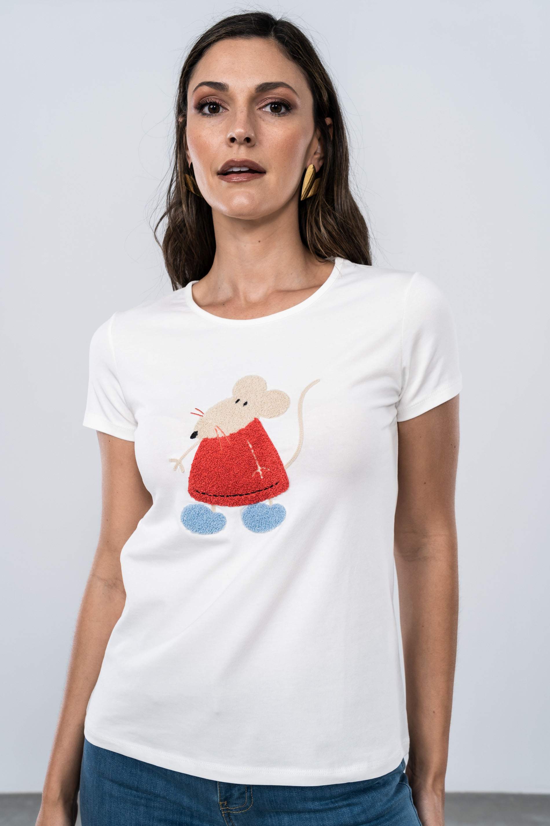 CAMISETA RATÓN RIZO CRUDO