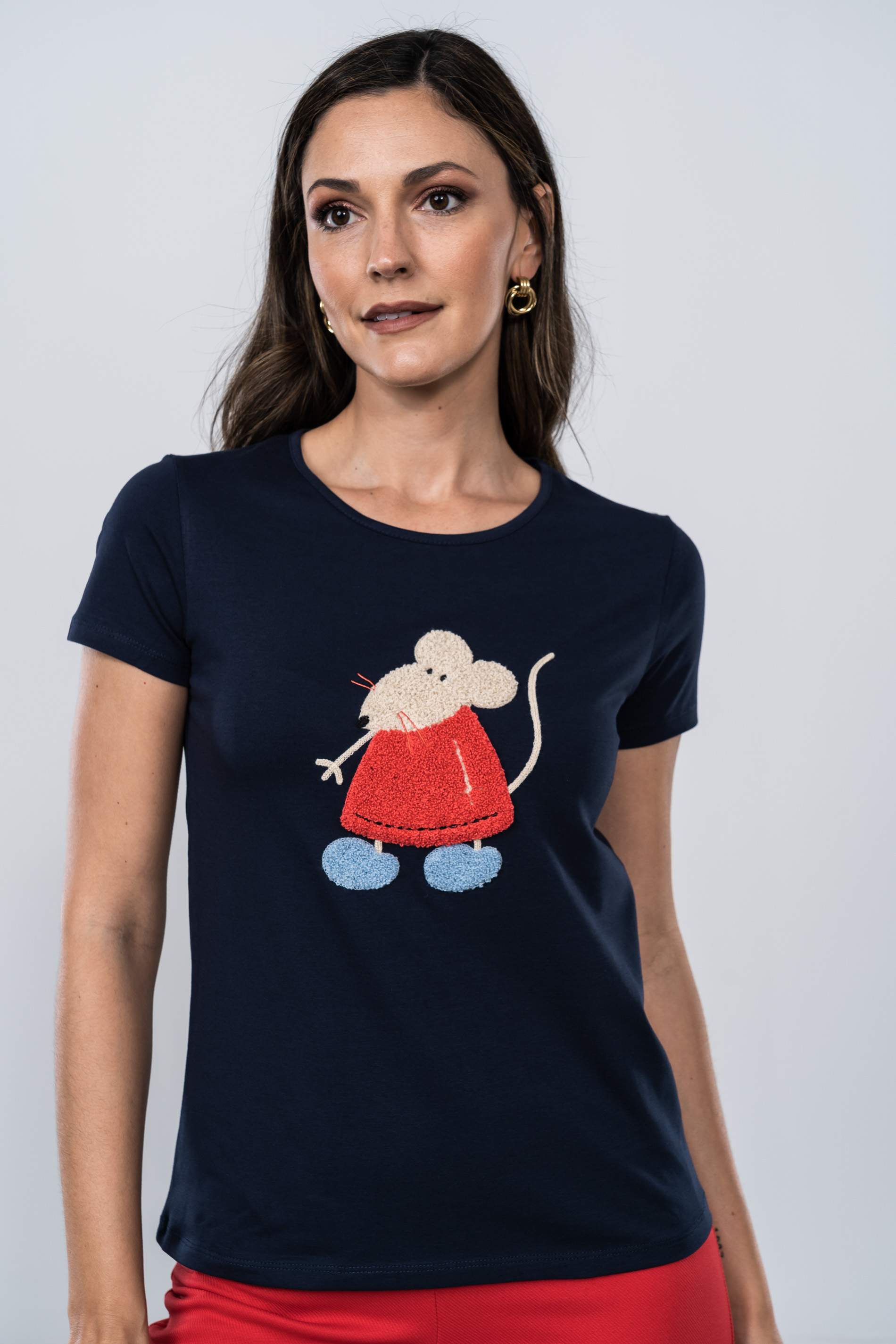 CAMISETA RATÓN RIZO MARINO