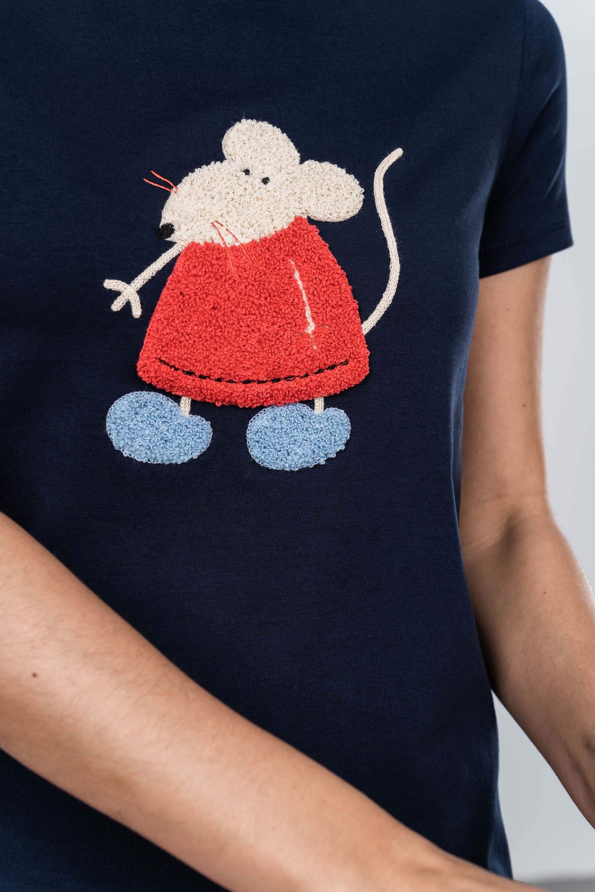 CAMISETA RATÓN RIZO MARINO