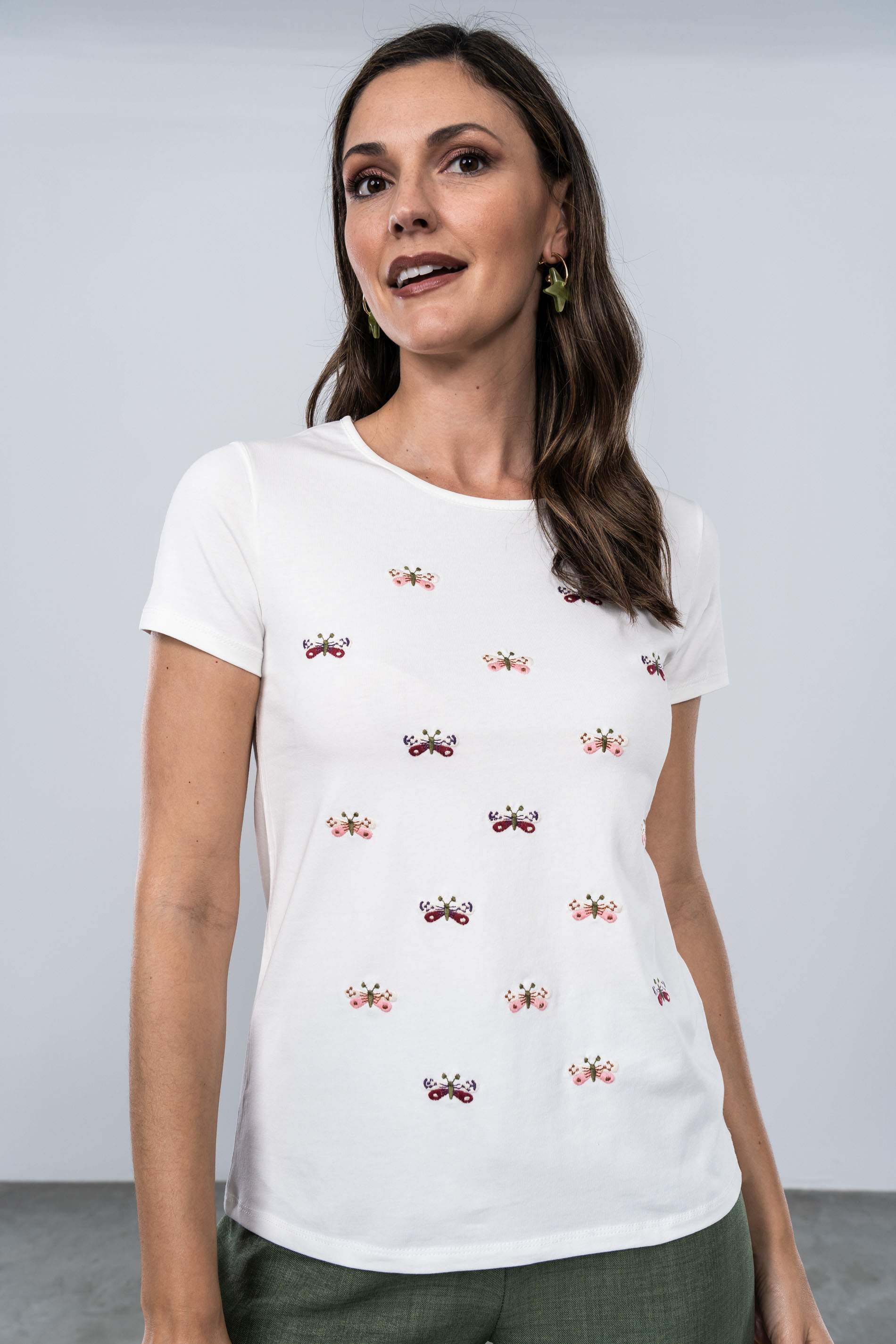 CAMISETA MARIPOSAS COLOR