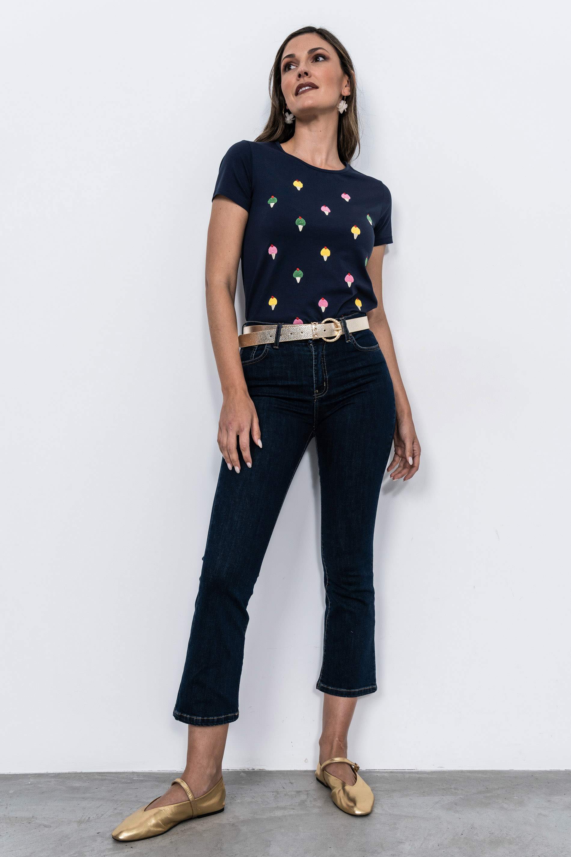 CAMISETA HELADOS RIZO MARINO