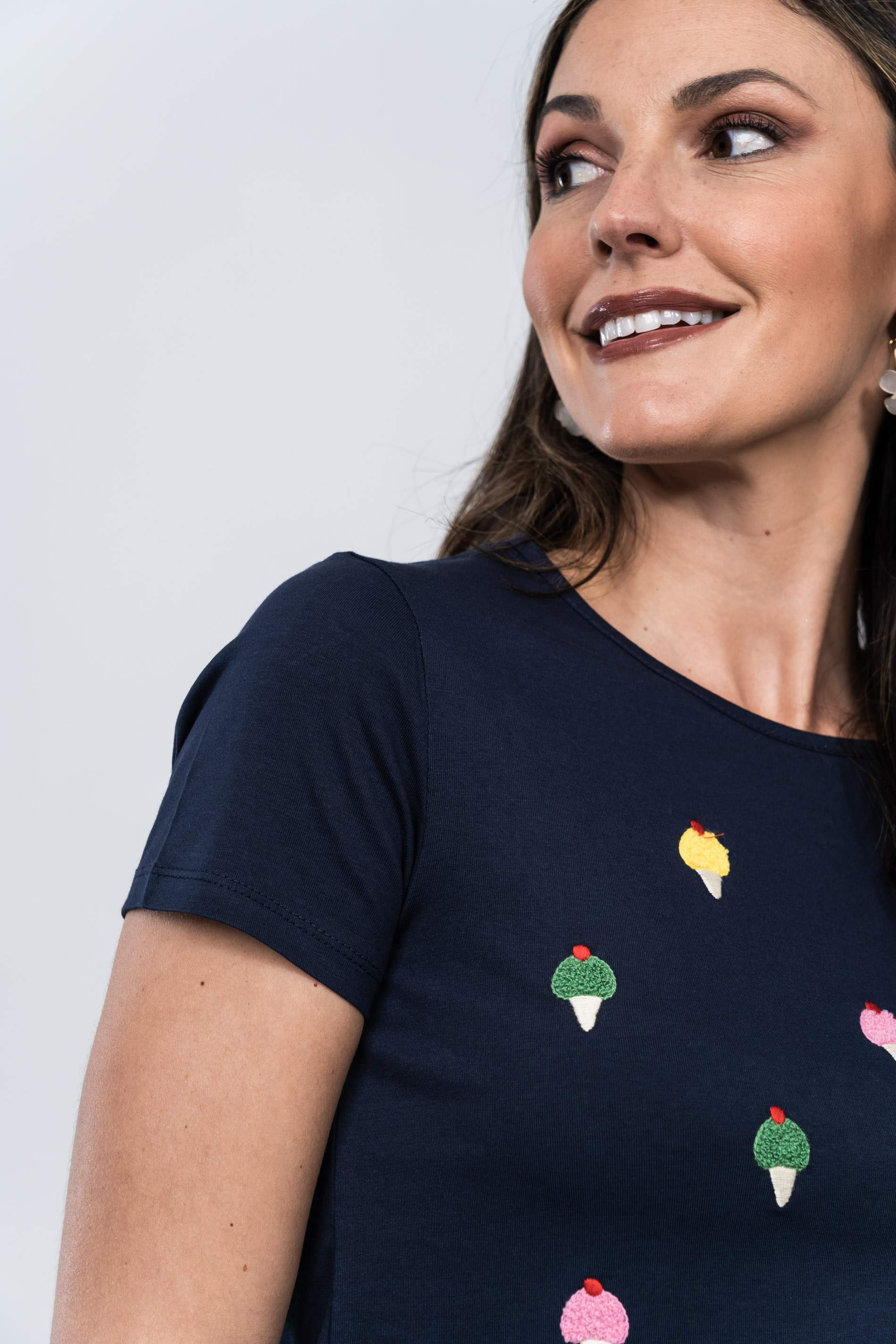 CAMISETA HELADOS RIZO MARINO