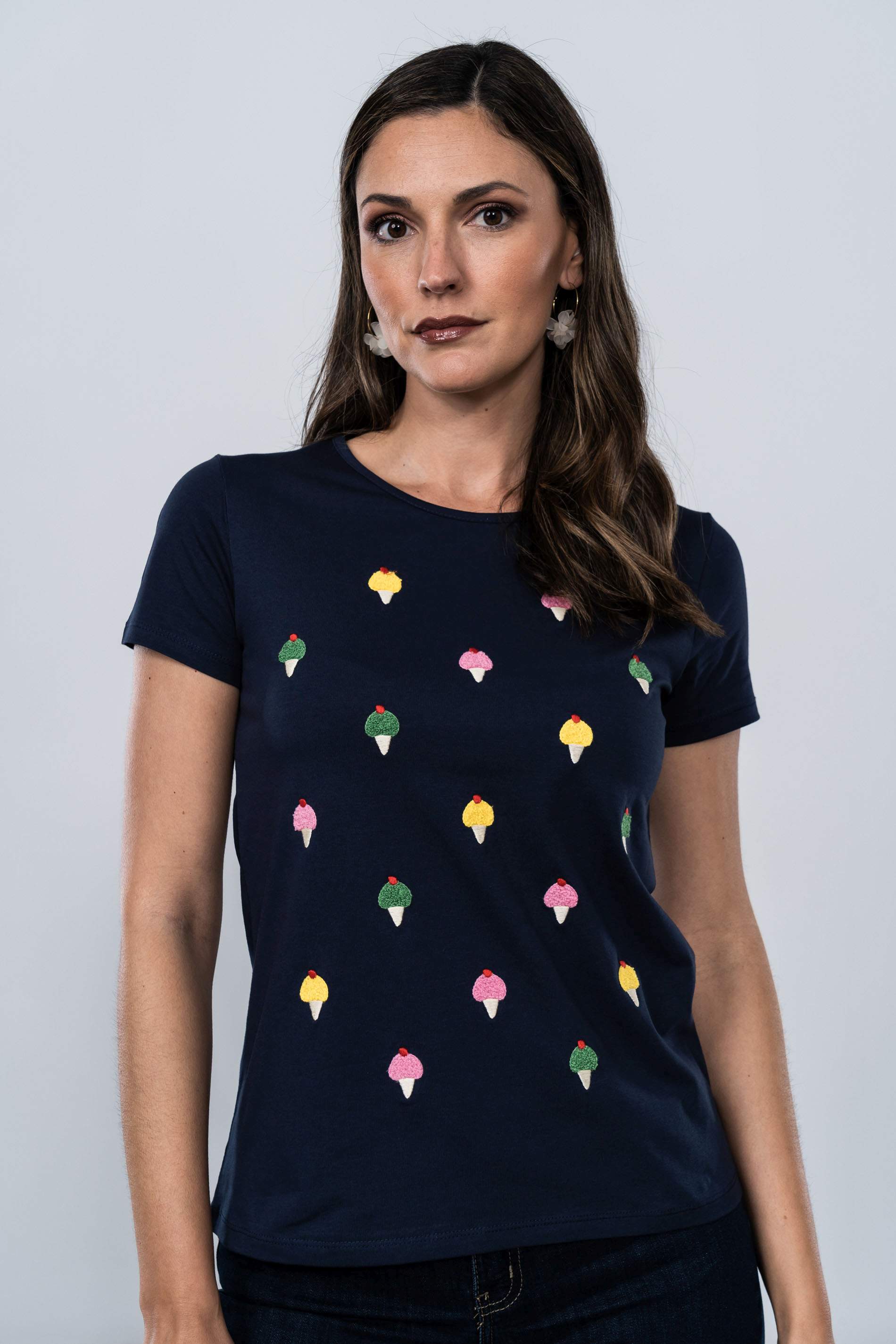 CAMISETA HELADOS RIZO MARINO