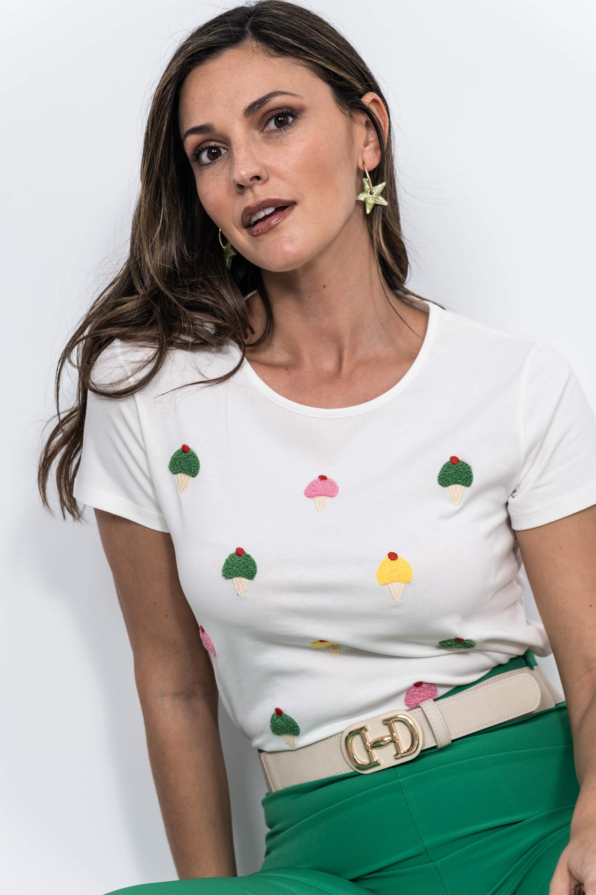 CAMISETA HELADOS RIZO CRUDO