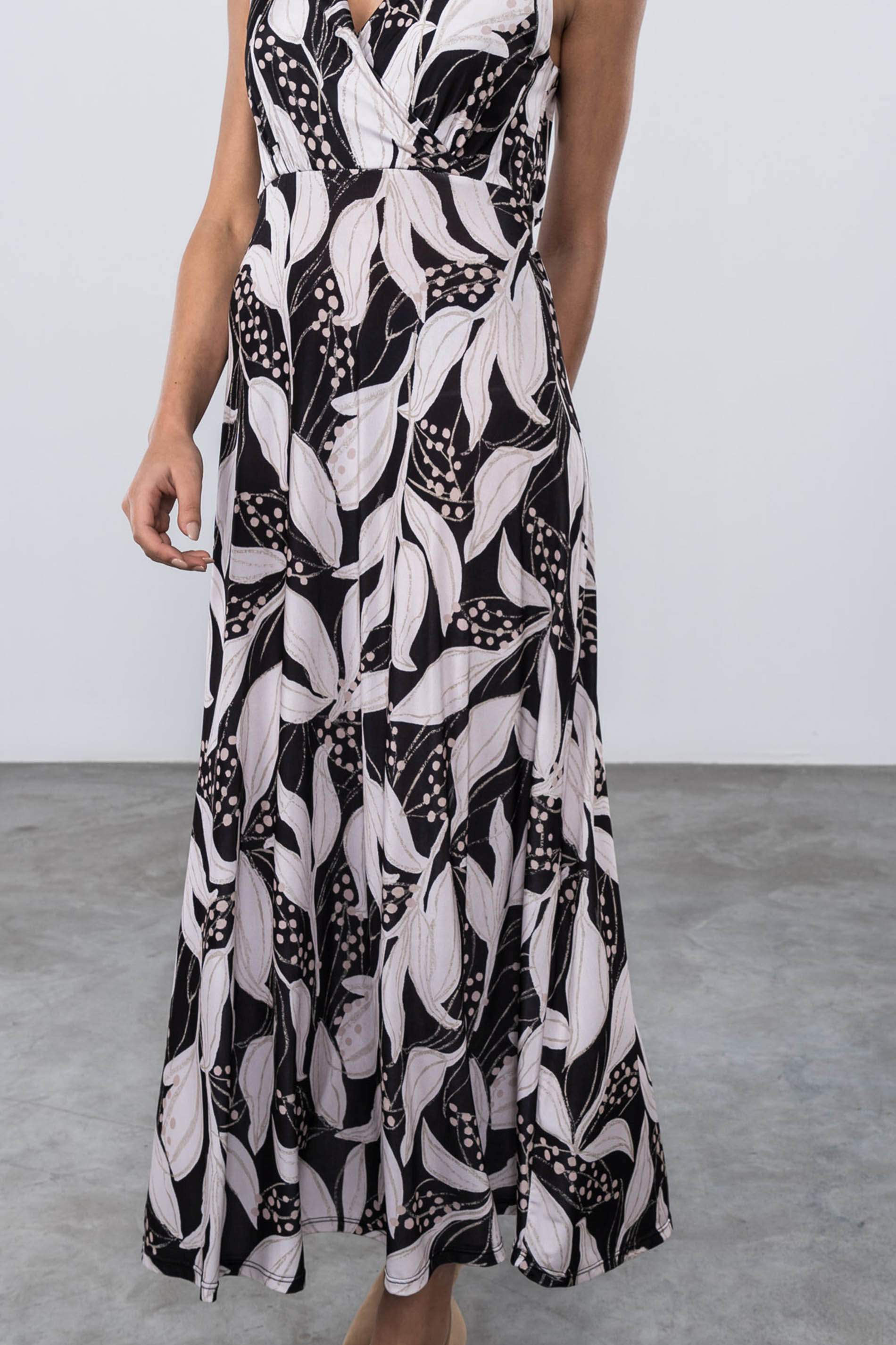 VESTIDO PUNTO HOJAS