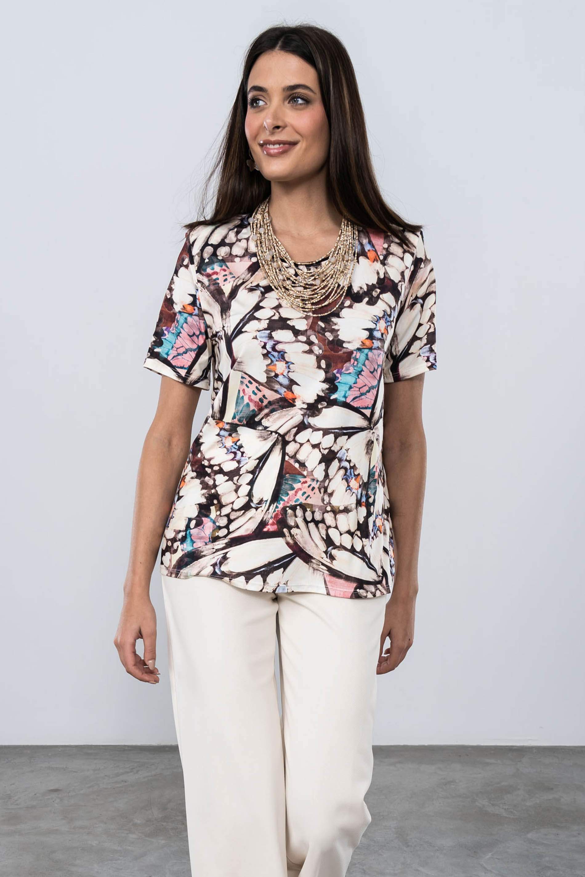 CAMISETA ESTAMPADA MARIPOSA
