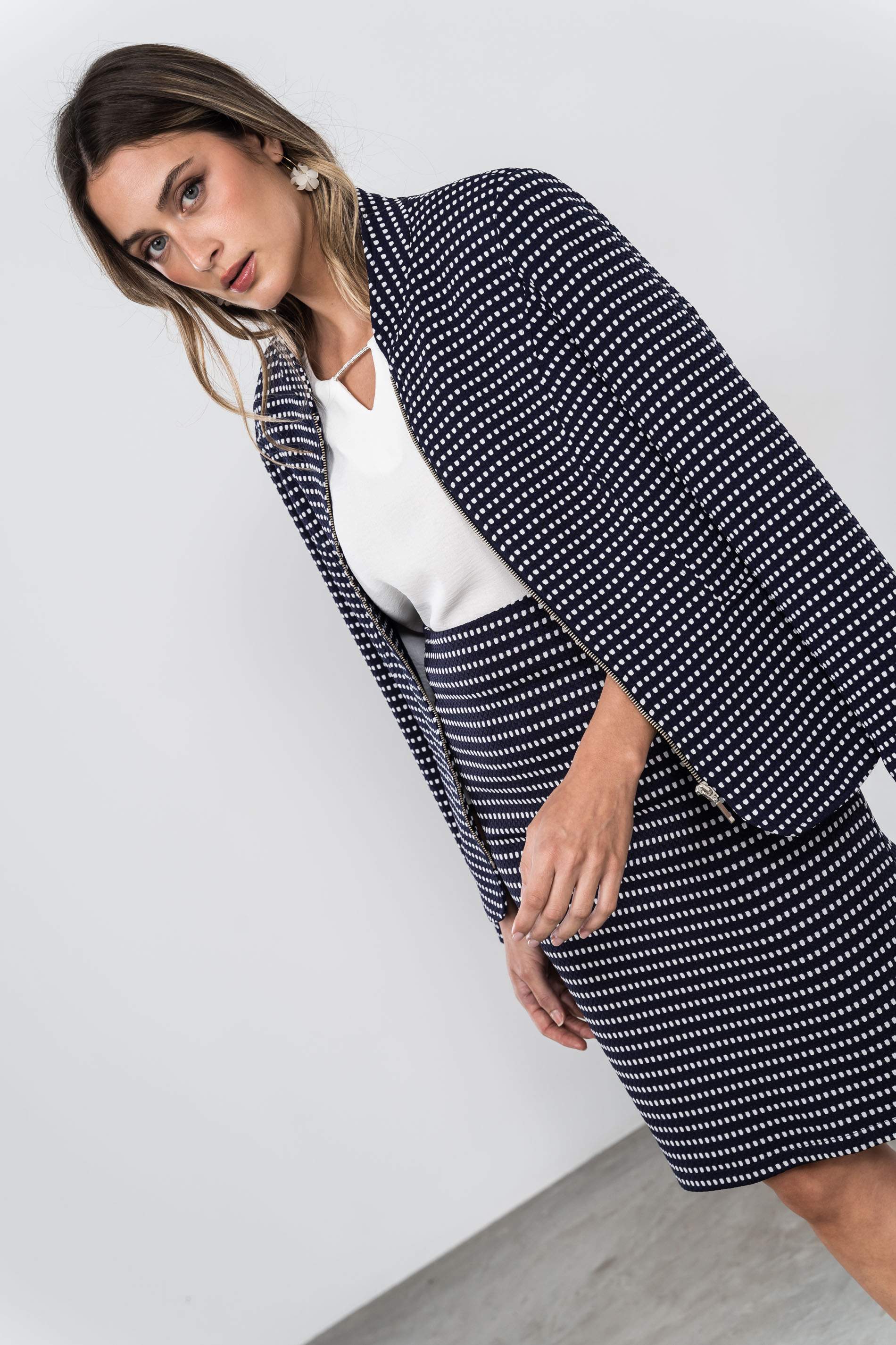 FALDA RECTA JACQUARD