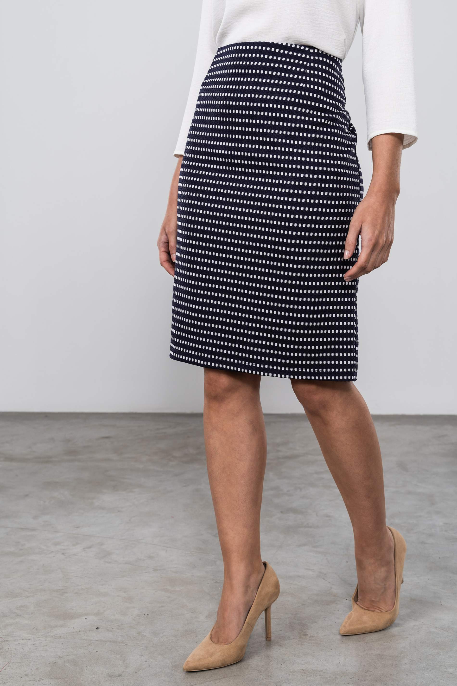 FALDA RECTA JACQUARD