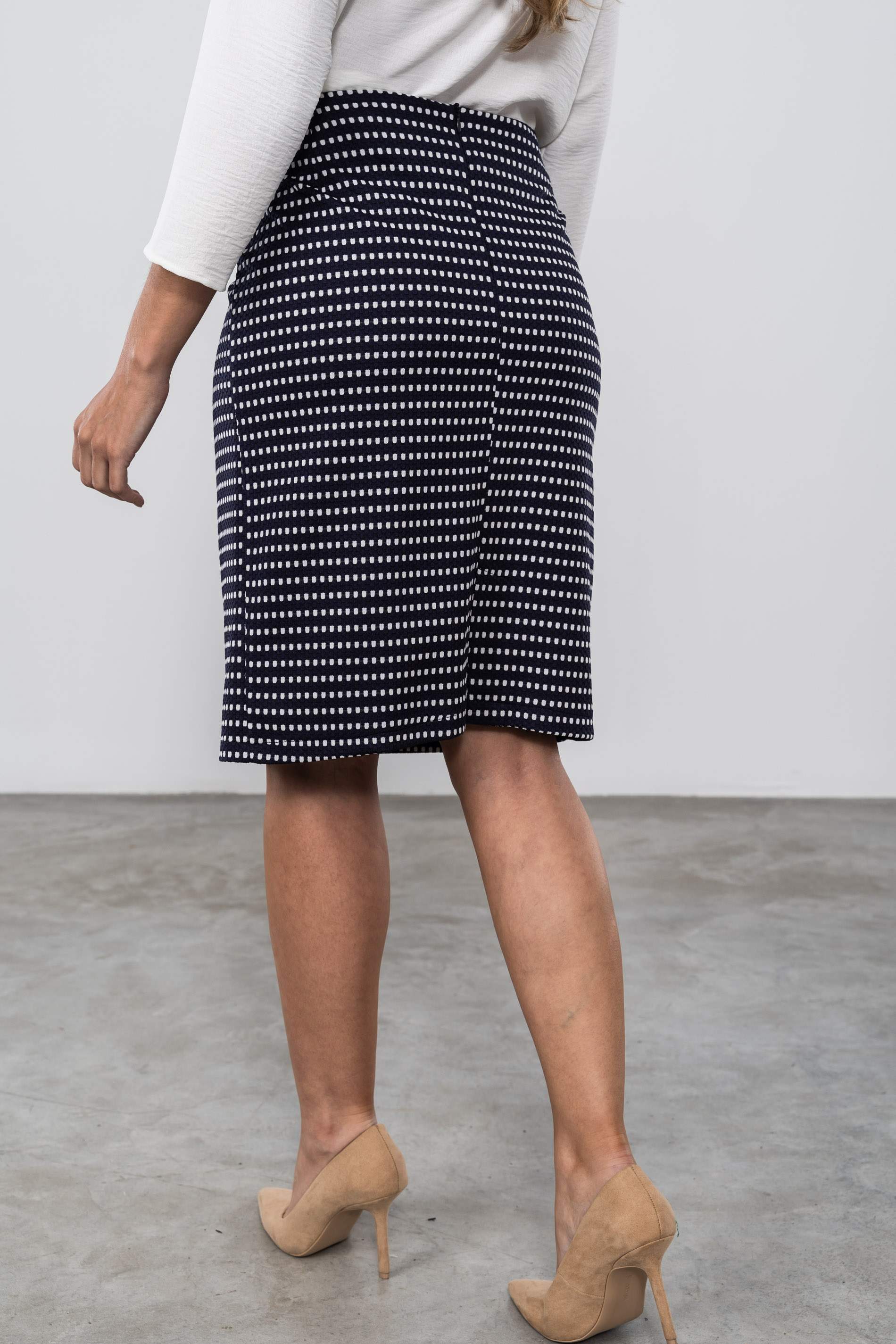 FALDA RECTA JACQUARD