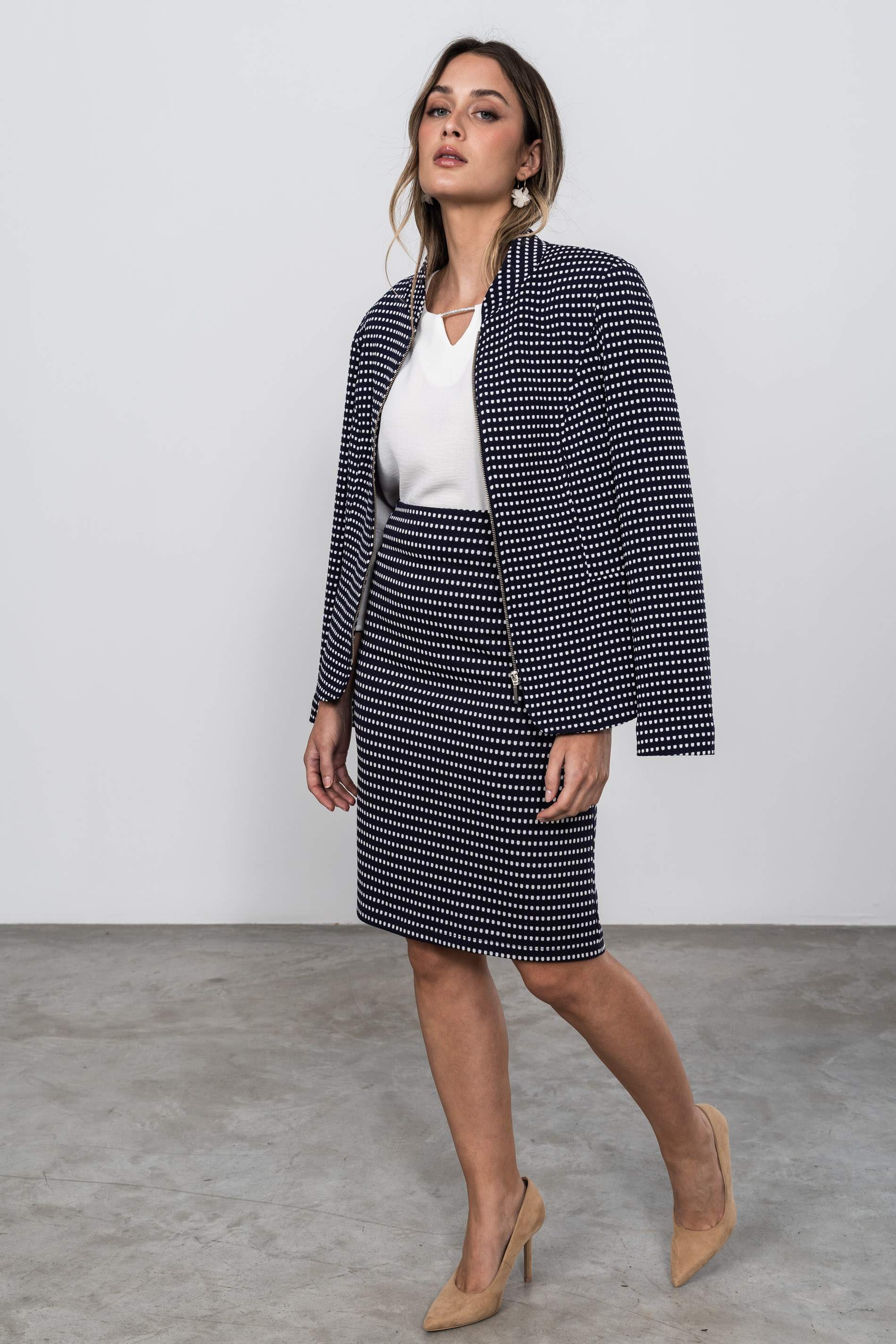FALDA RECTA JACQUARD