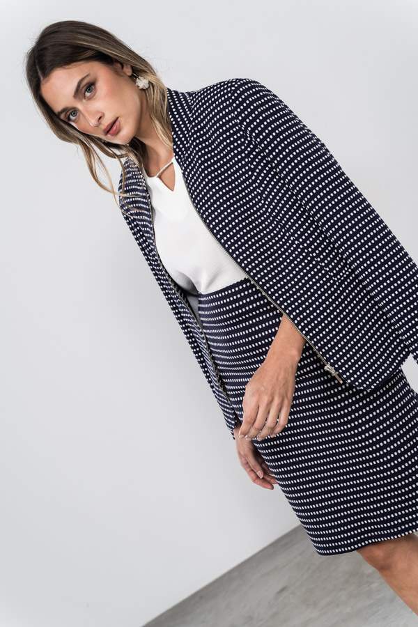 FALDA RECTA JACQUARD