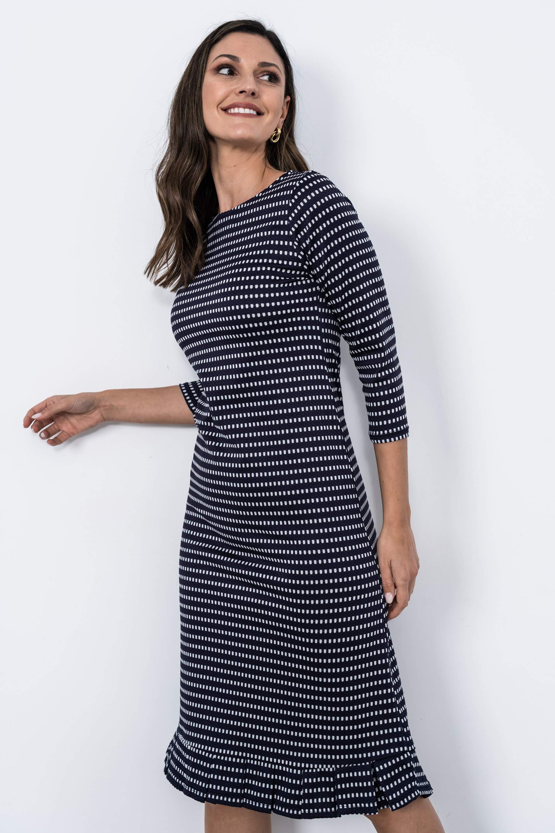 VESTIDO JACQUARD TABLAS 