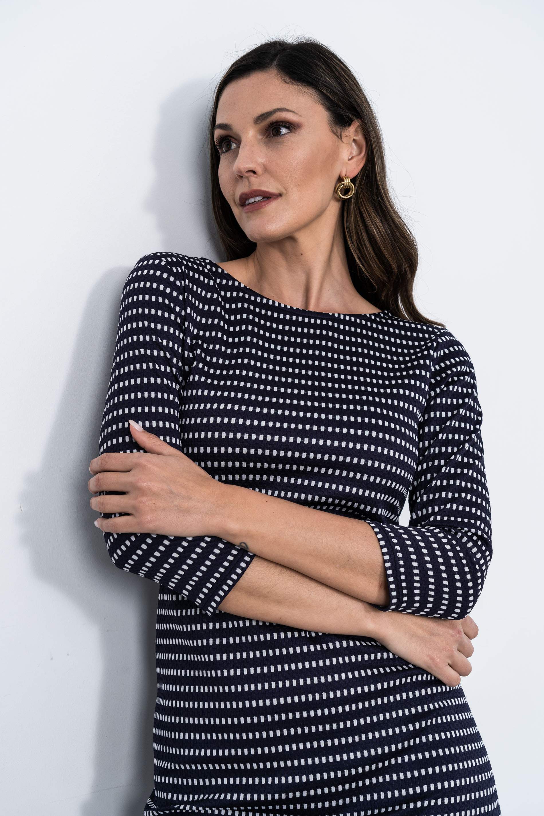 VESTIDO JACQUARD TABLAS 