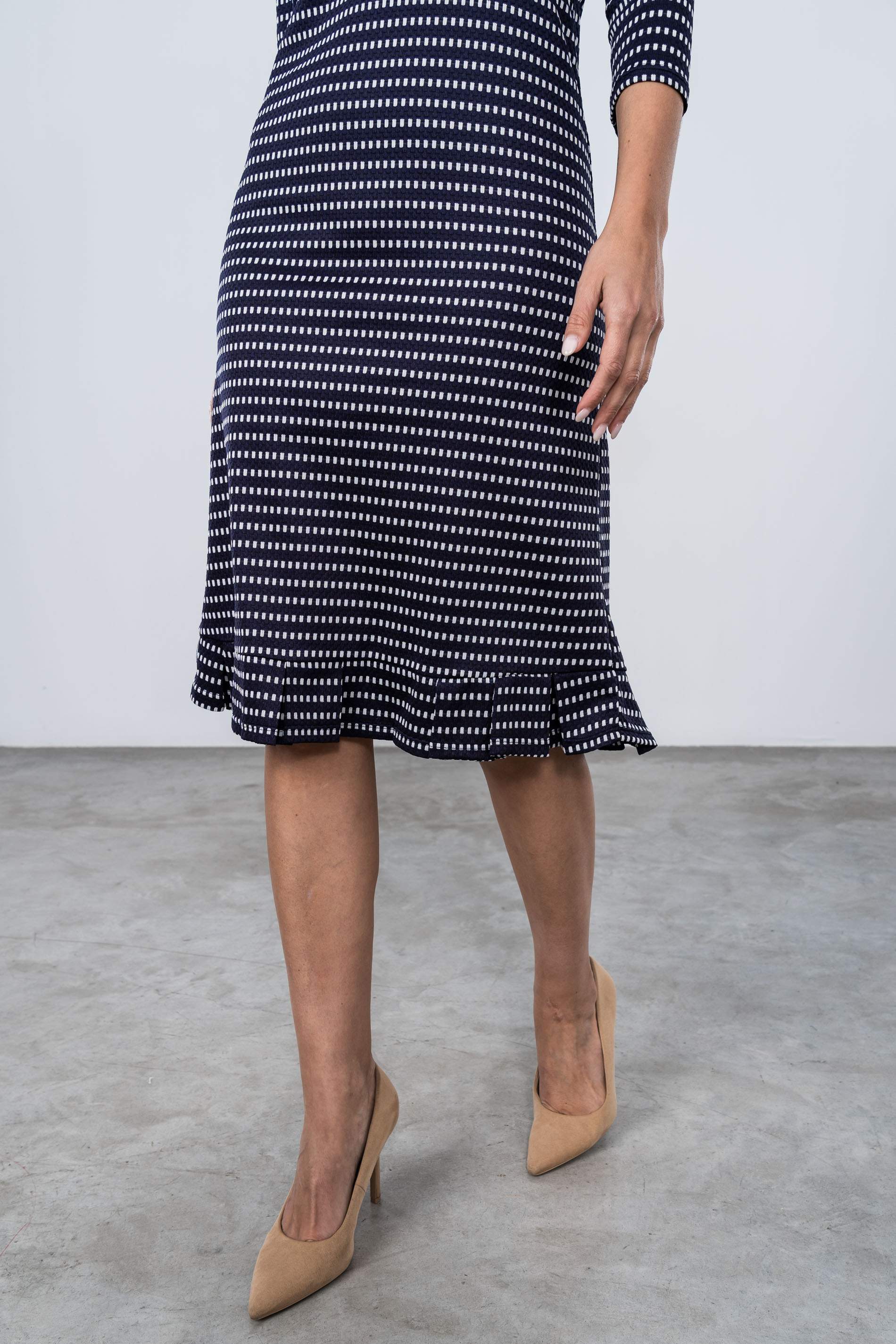 VESTIDO JACQUARD TABLAS 