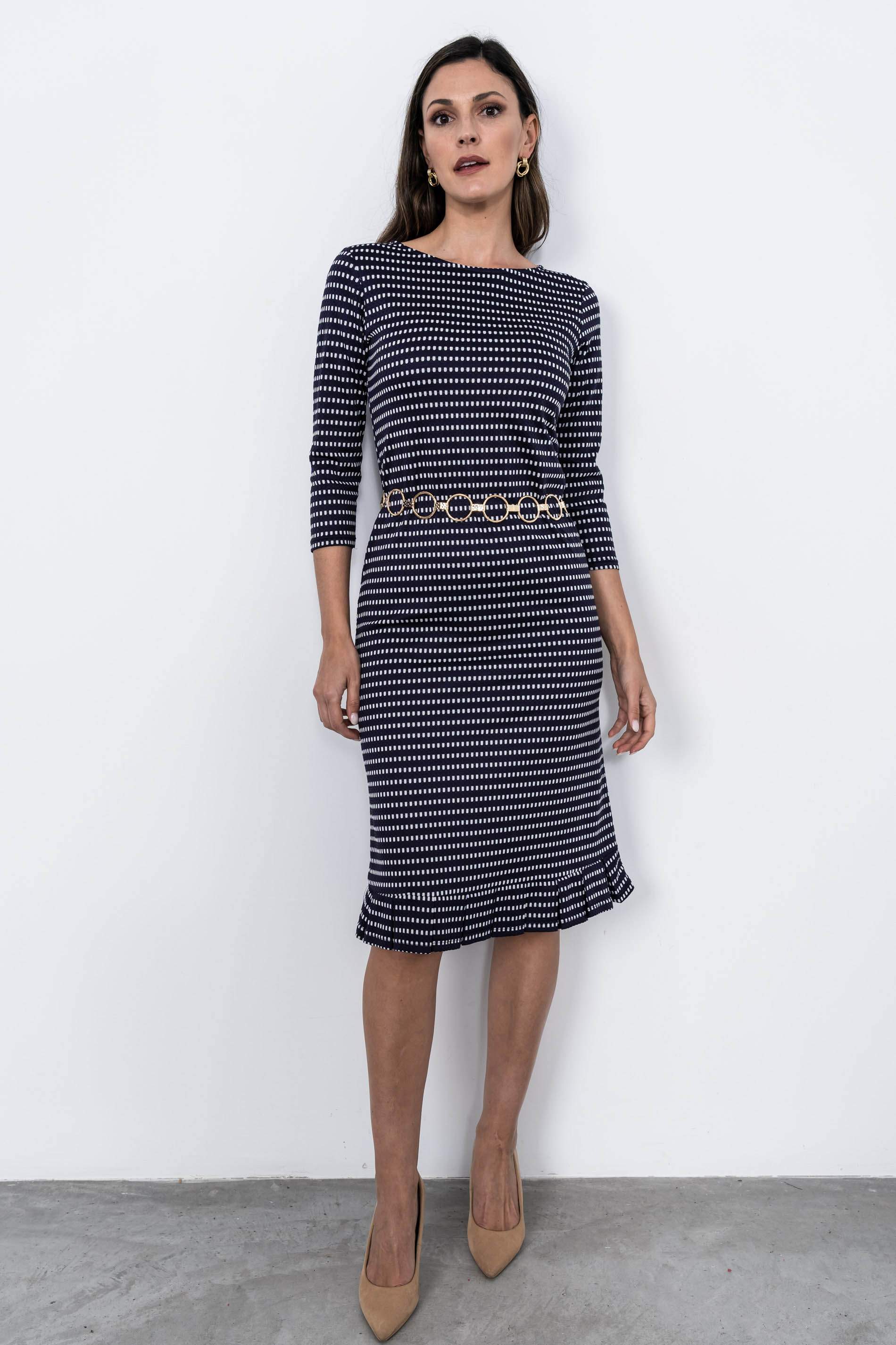 VESTIDO JACQUARD TABLAS 