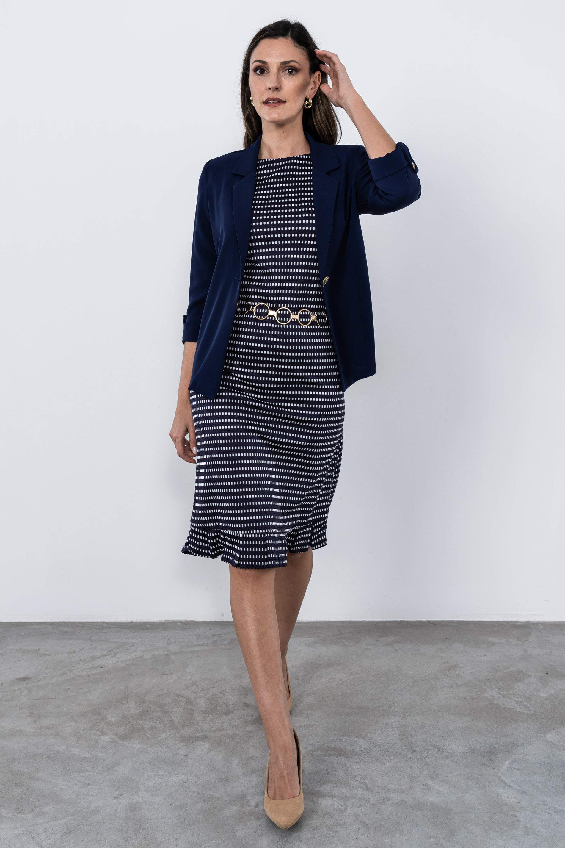 VESTIDO JACQUARD TABLAS 
