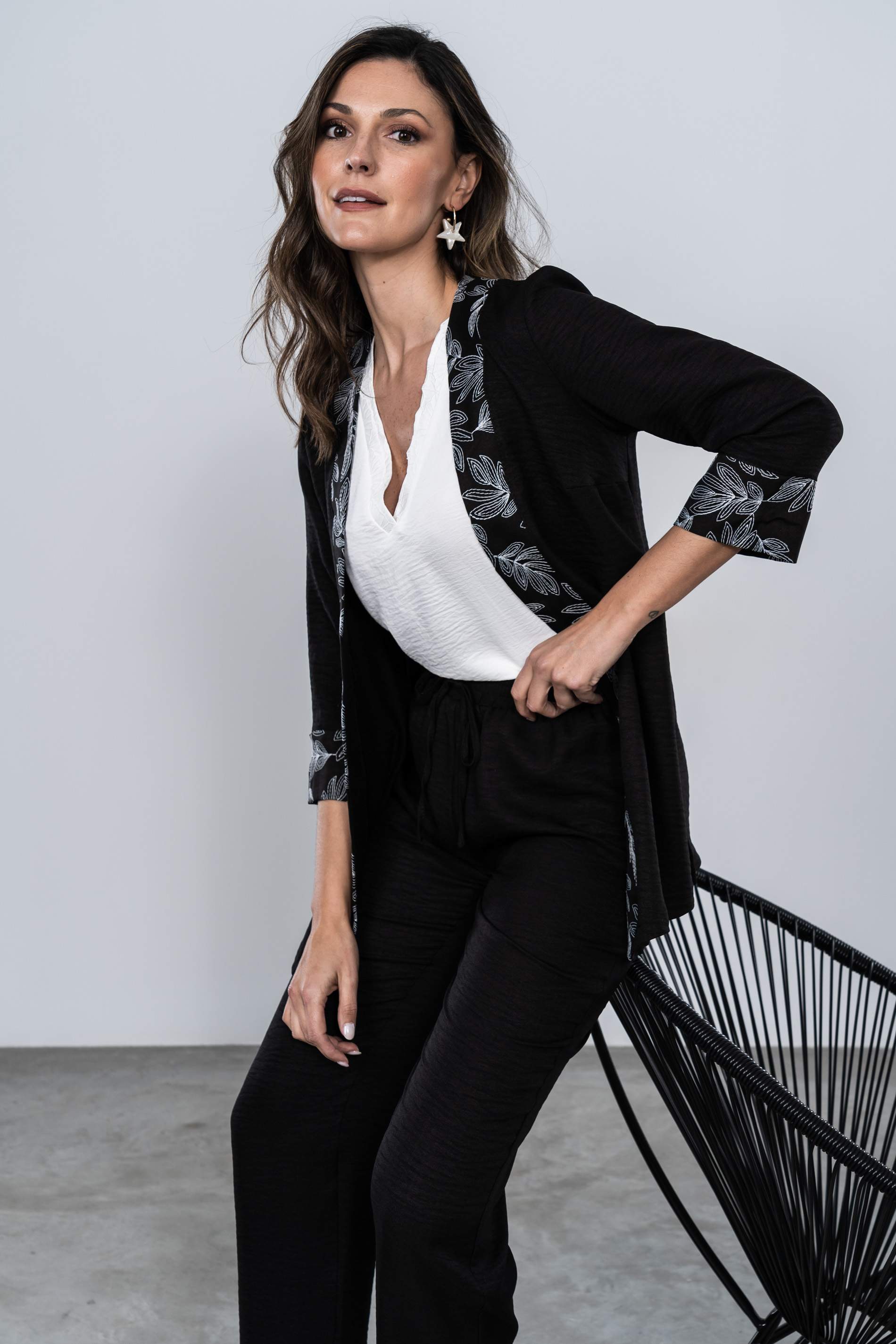 PANTALÓN HOLGADO GOMA NEGRO