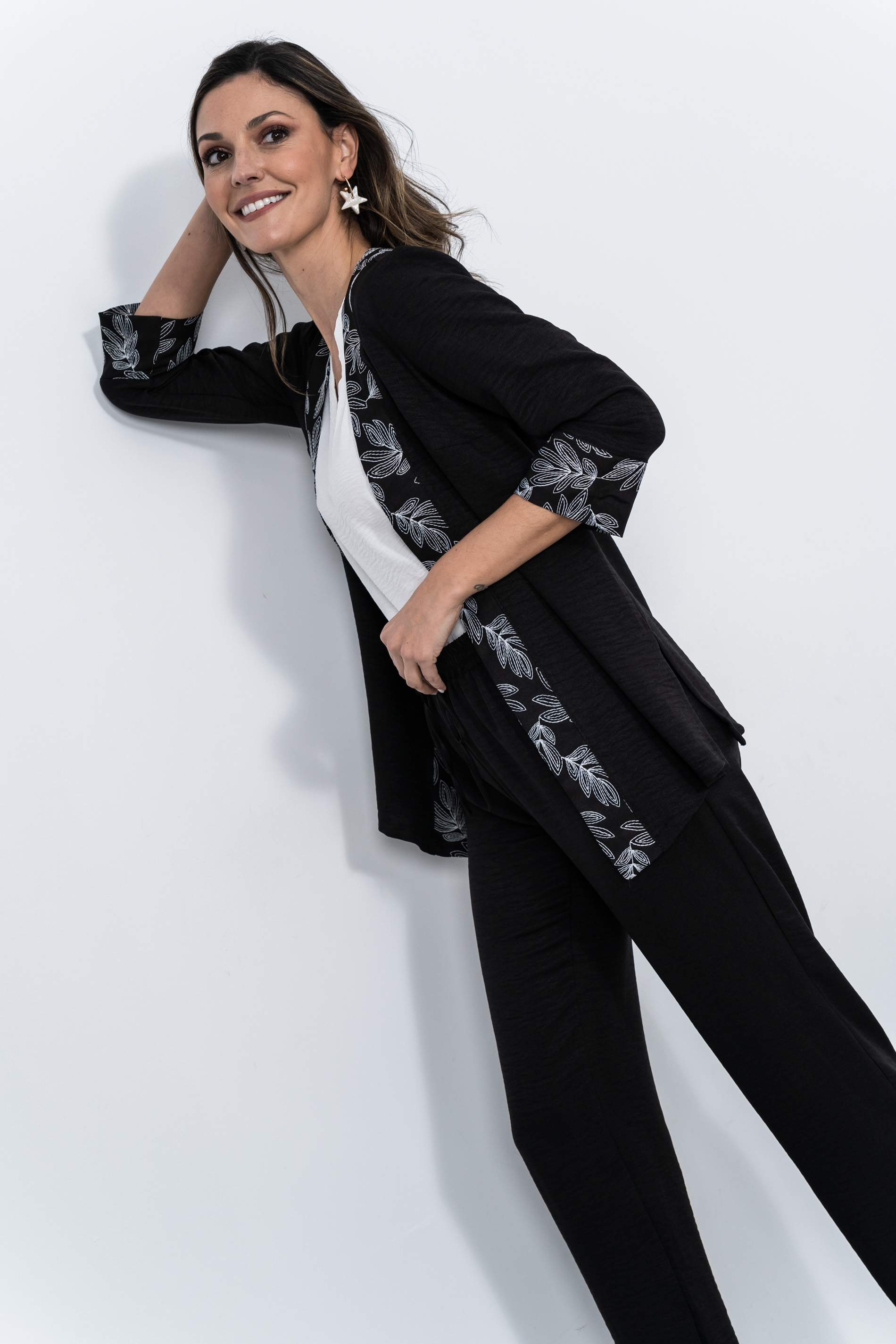 PANTALÓN HOLGADO GOMA NEGRO