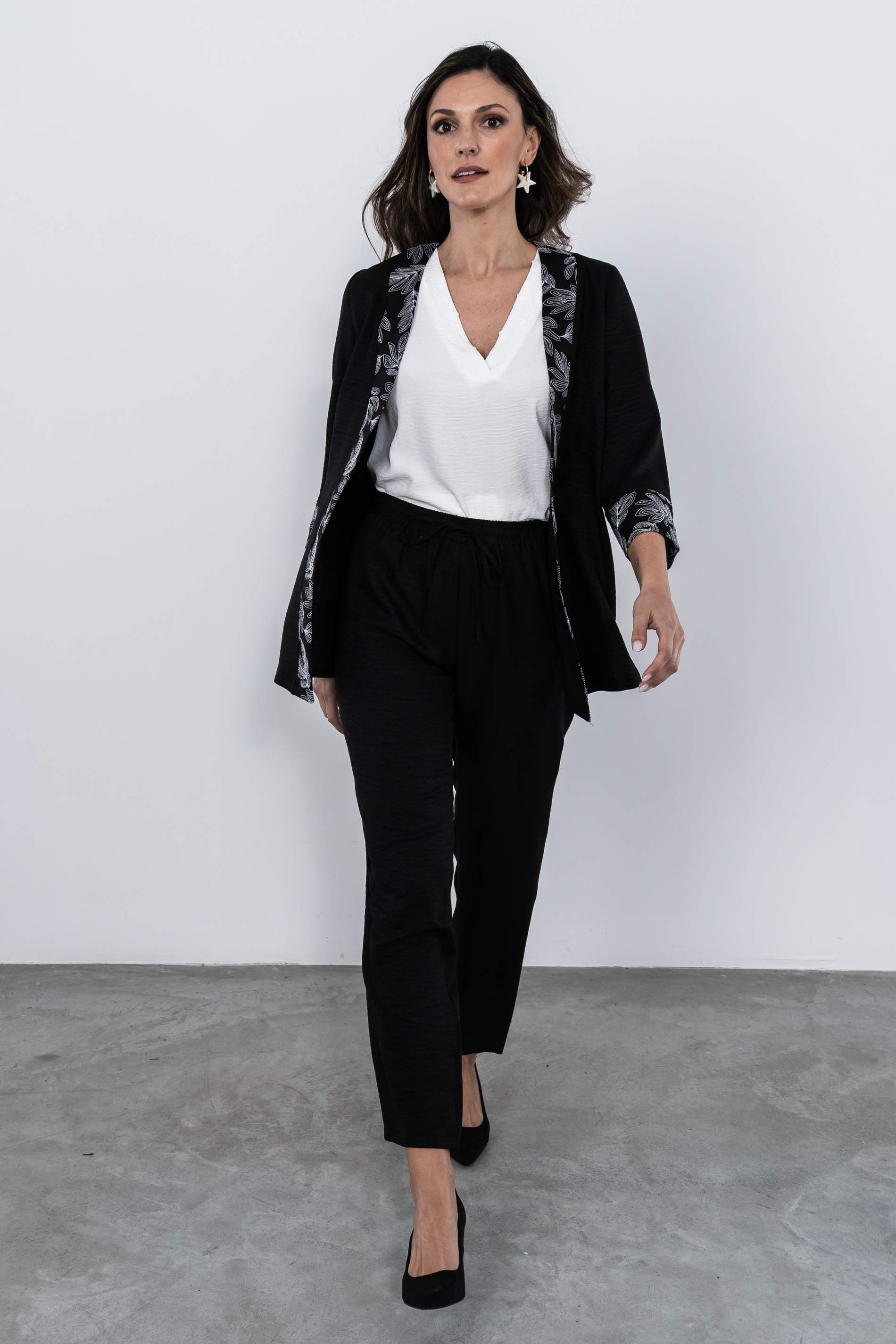 PANTALÓN HOLGADO GOMA NEGRO
