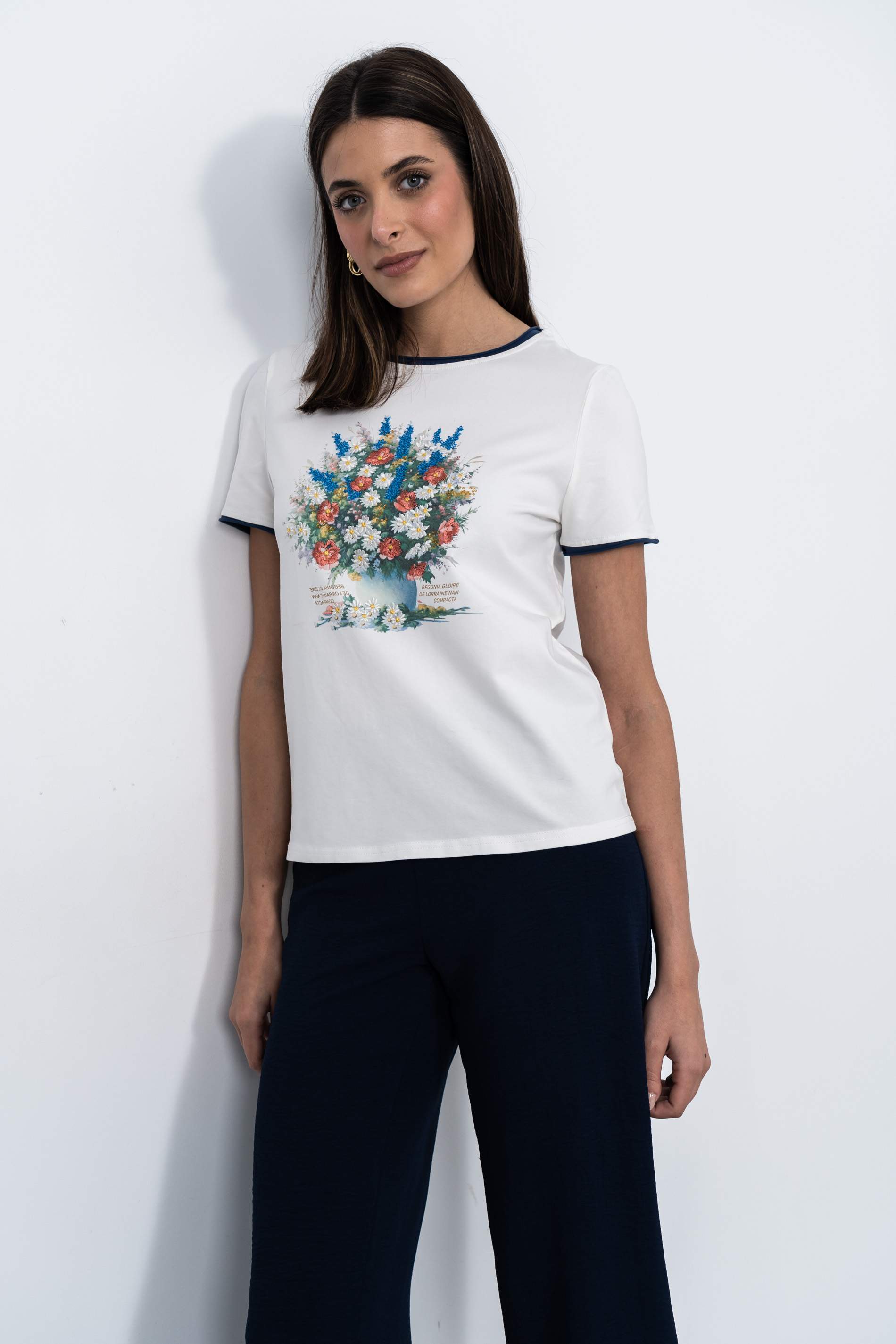 PANTALÓN CROP MARINO