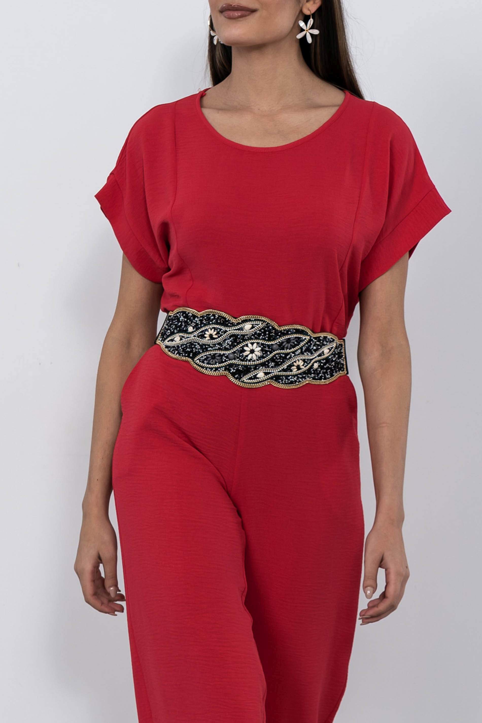 PANTALÓN CROP FRESA