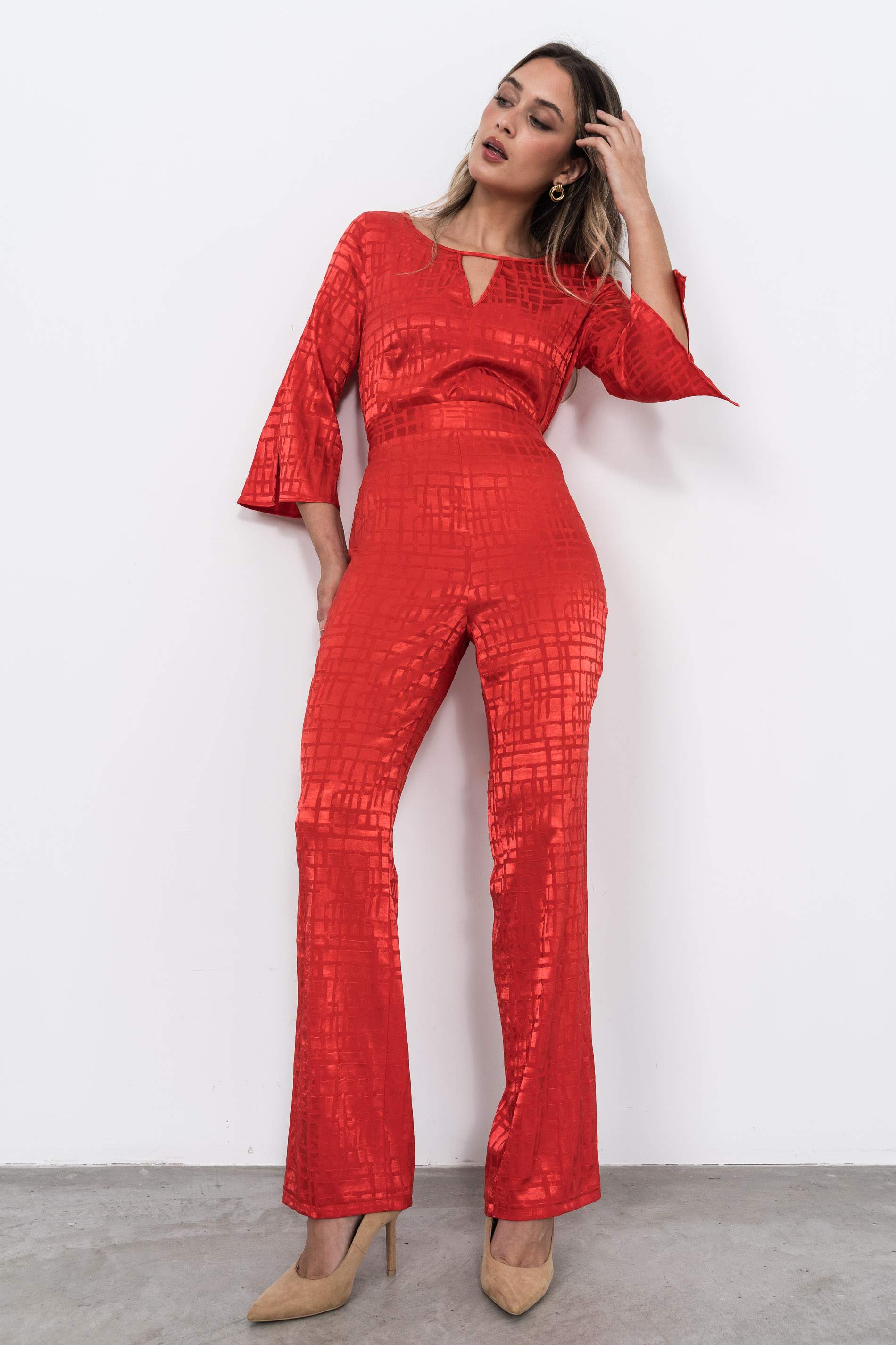 BLUSÓN JACQUARD SATINADO