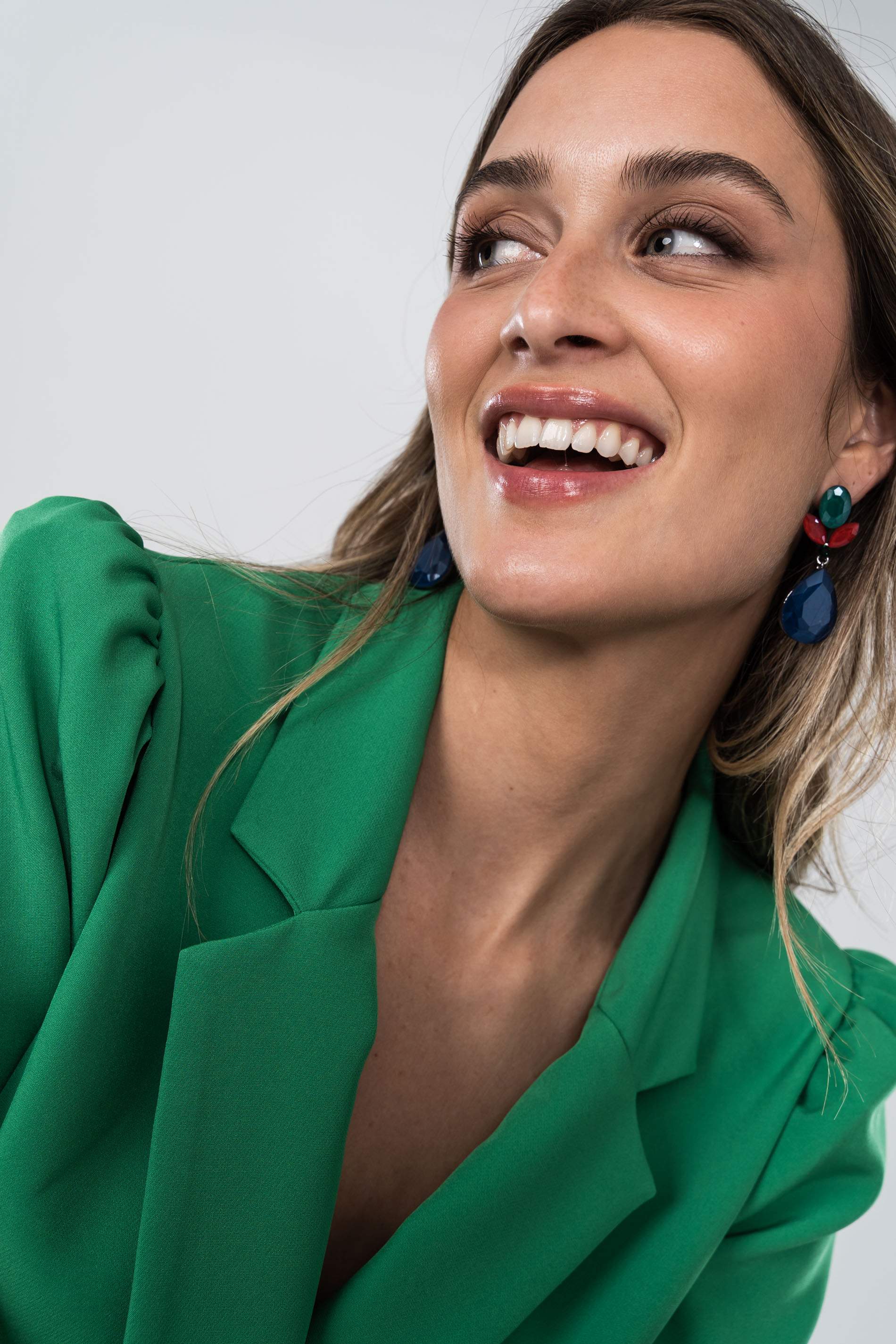 CHAQUETA PUÑO FRUNCES VERDE