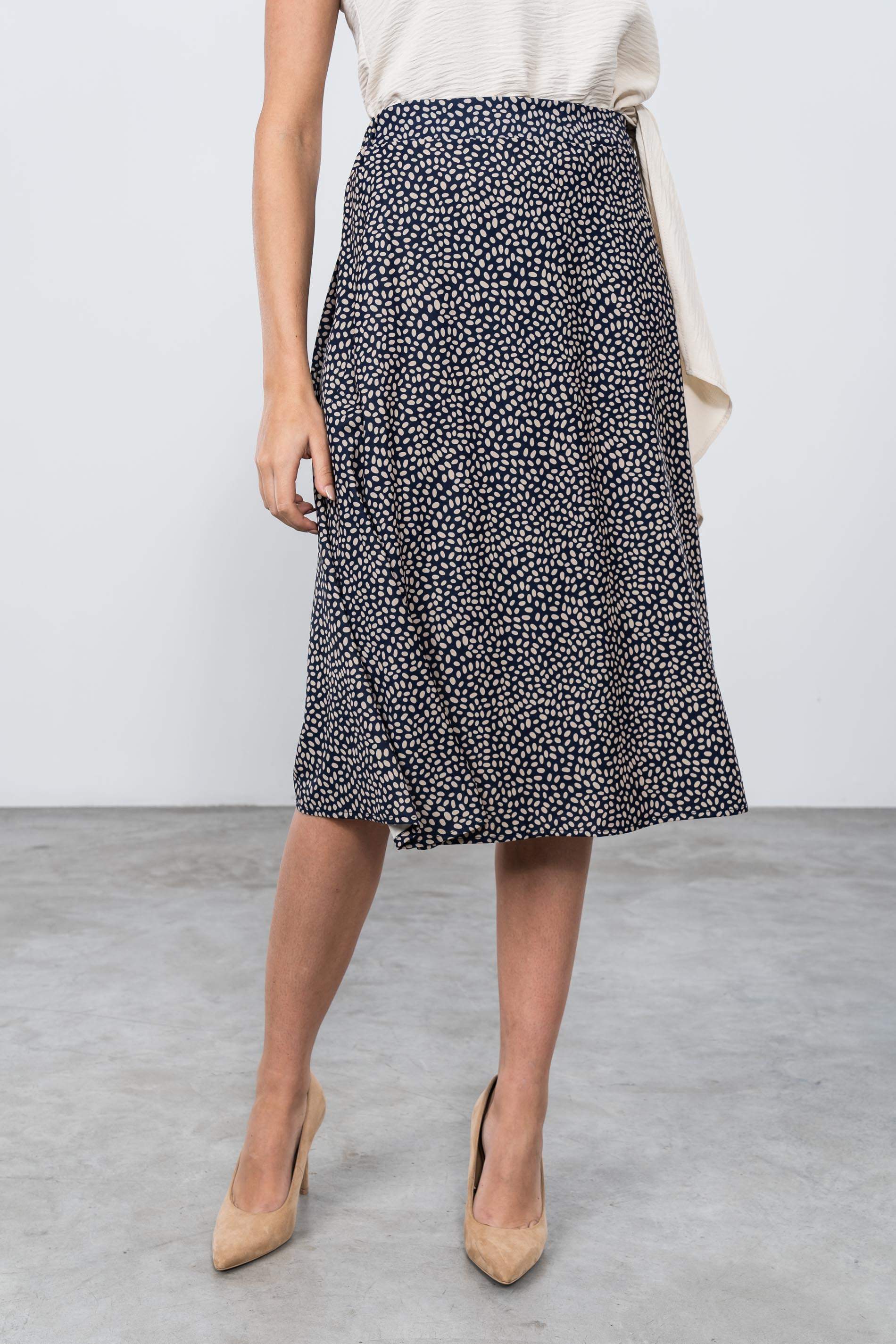 FALDA MIDI TOPO