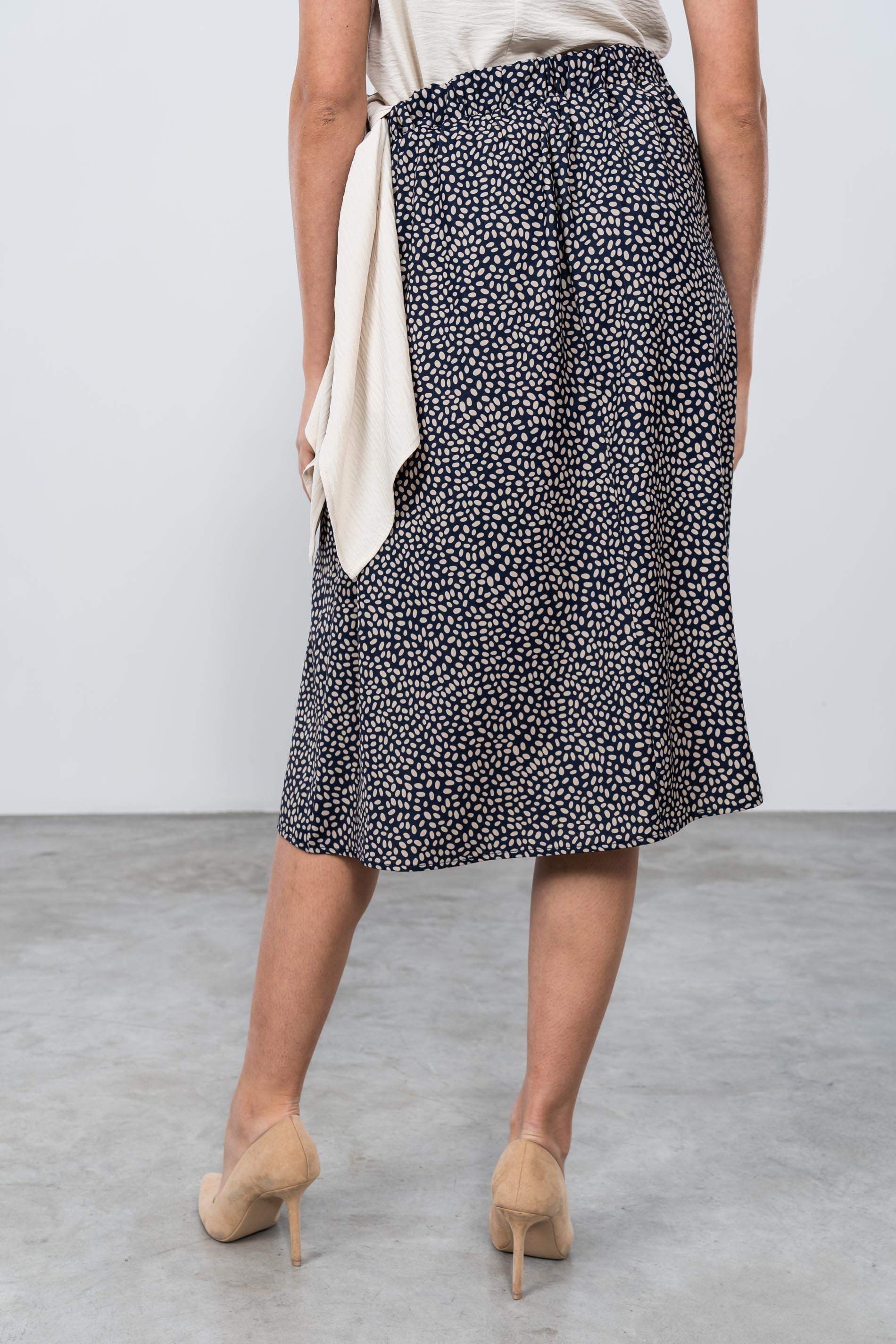 FALDA MIDI TOPO