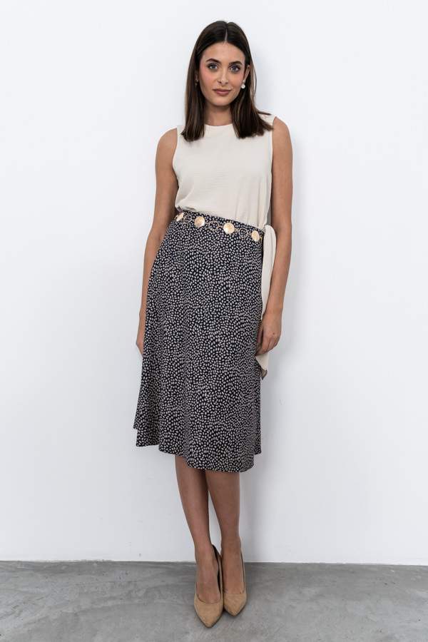 FALDA MIDI TOPO