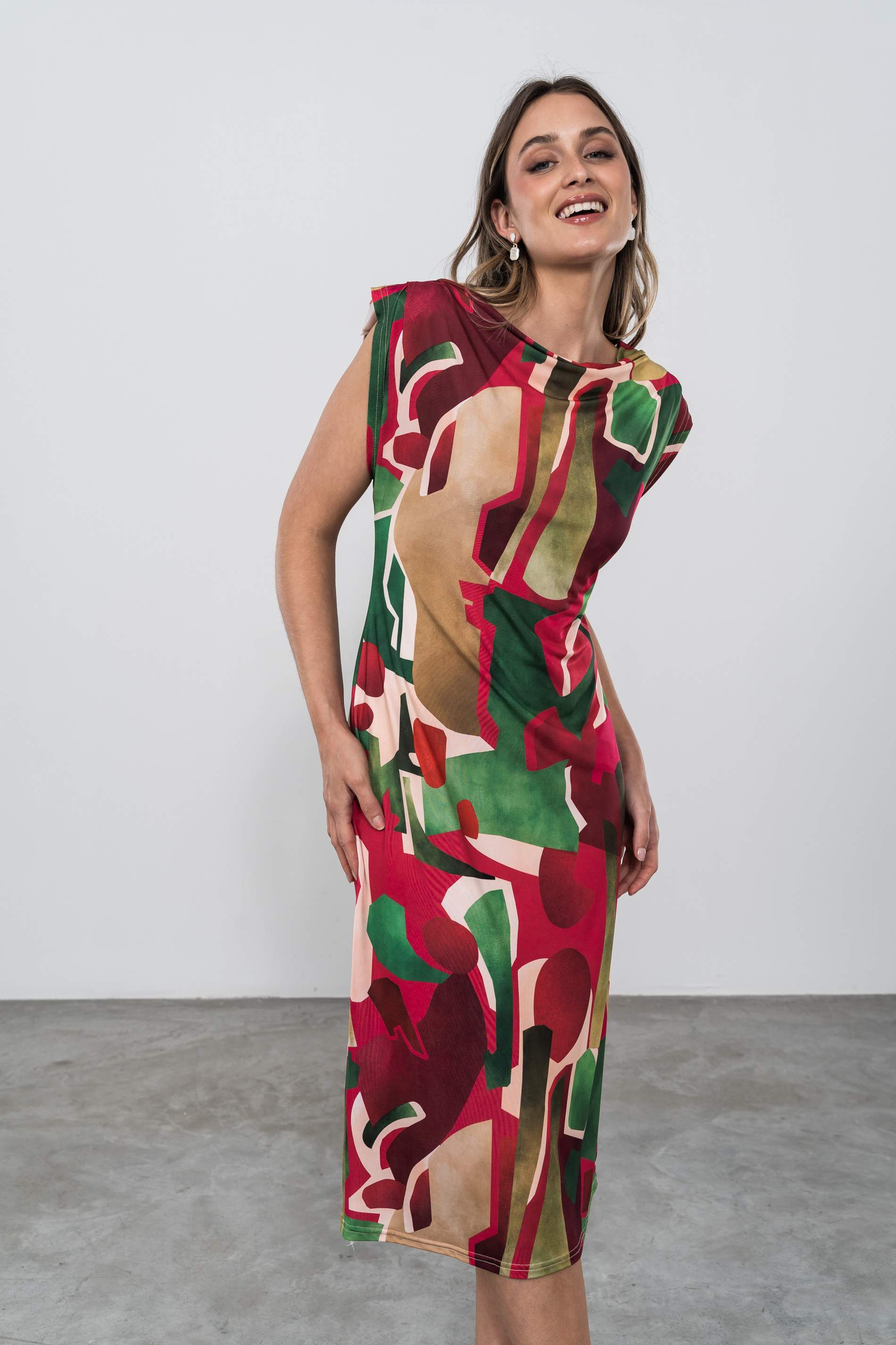 VESTIDO COLORES MANGA SISA