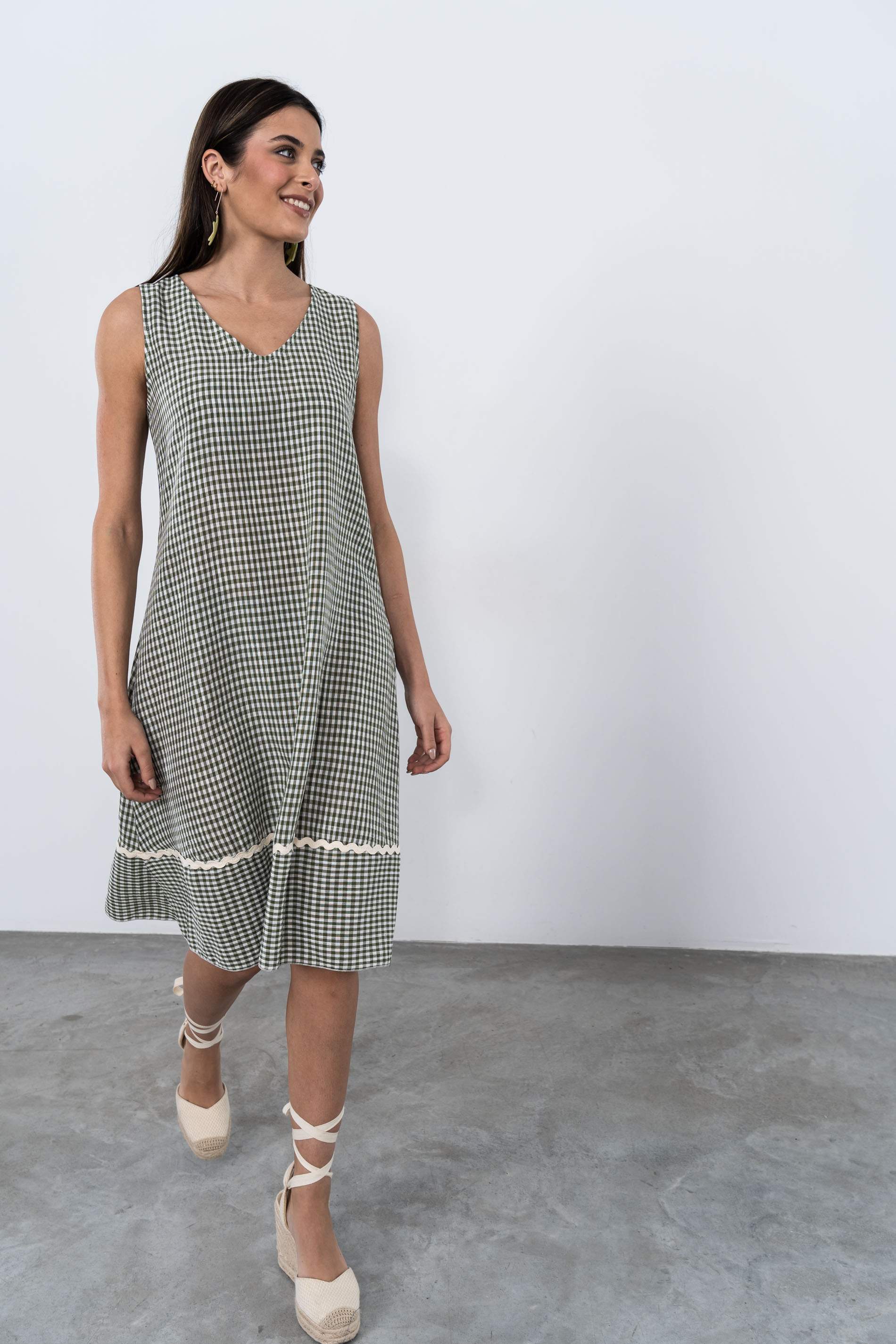 VESTIDO VICHY PIQUILLO