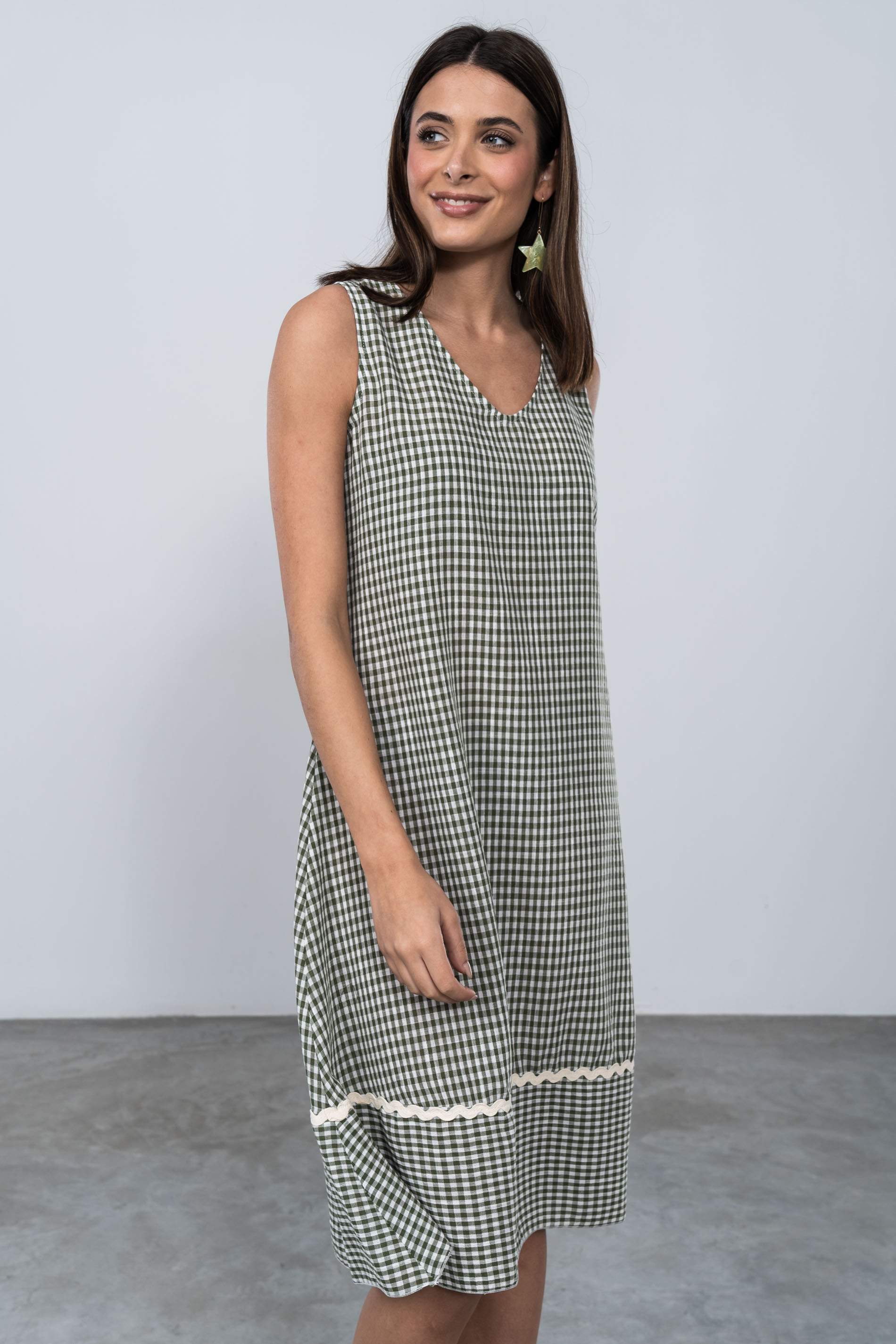 VESTIDO VICHY PIQUILLO