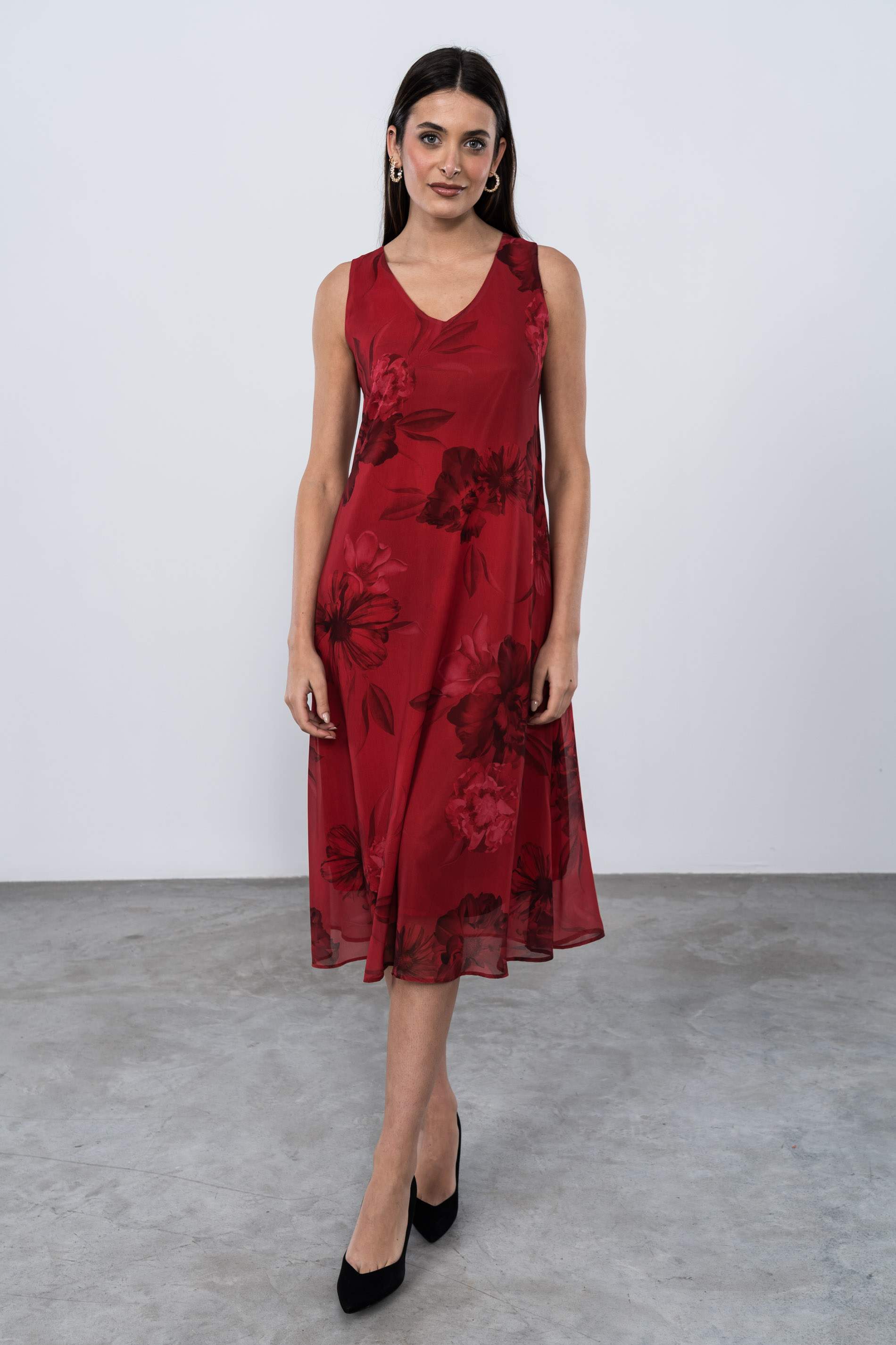 VESTIDO GASA FLORAL