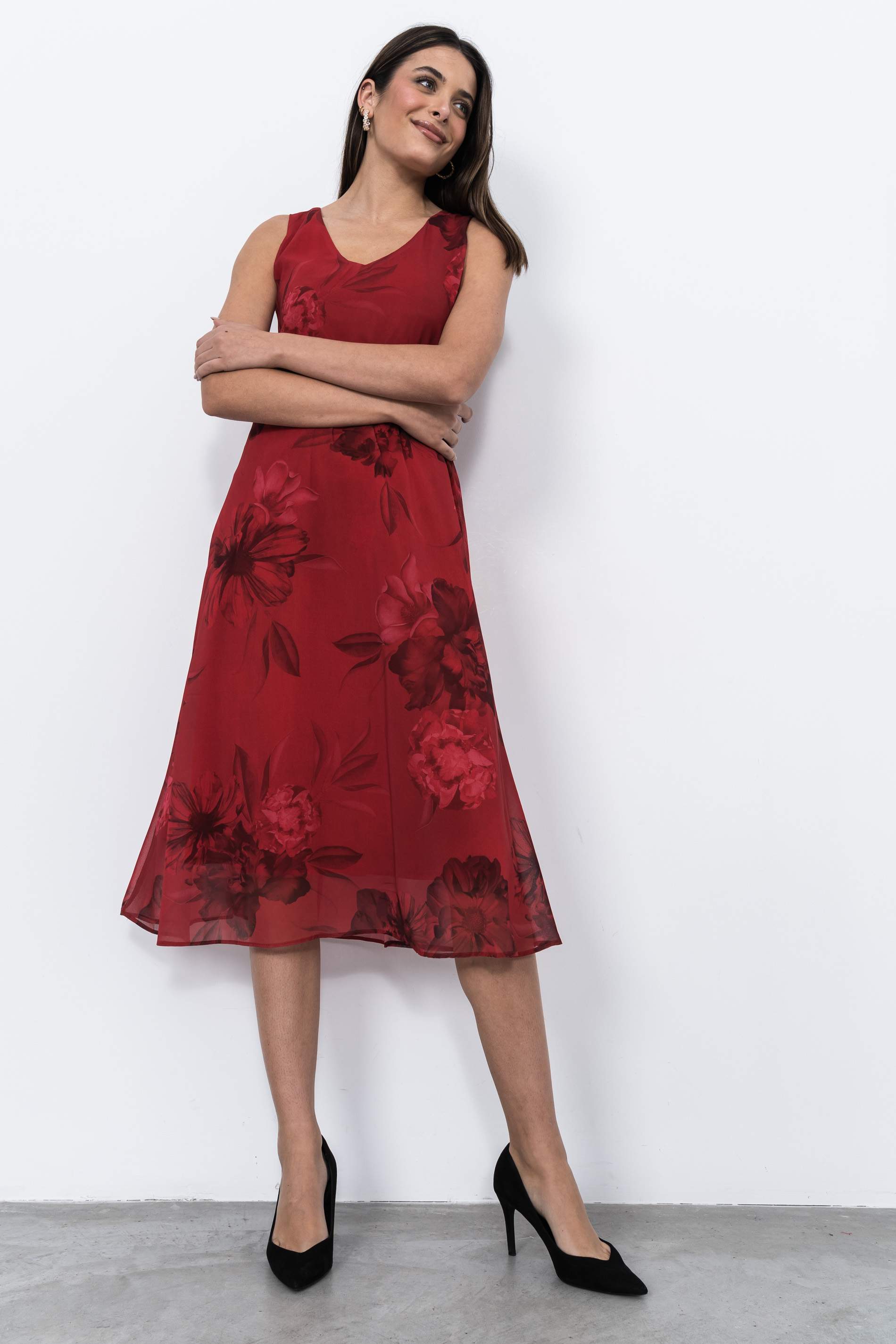 VESTIDO GASA FLORAL