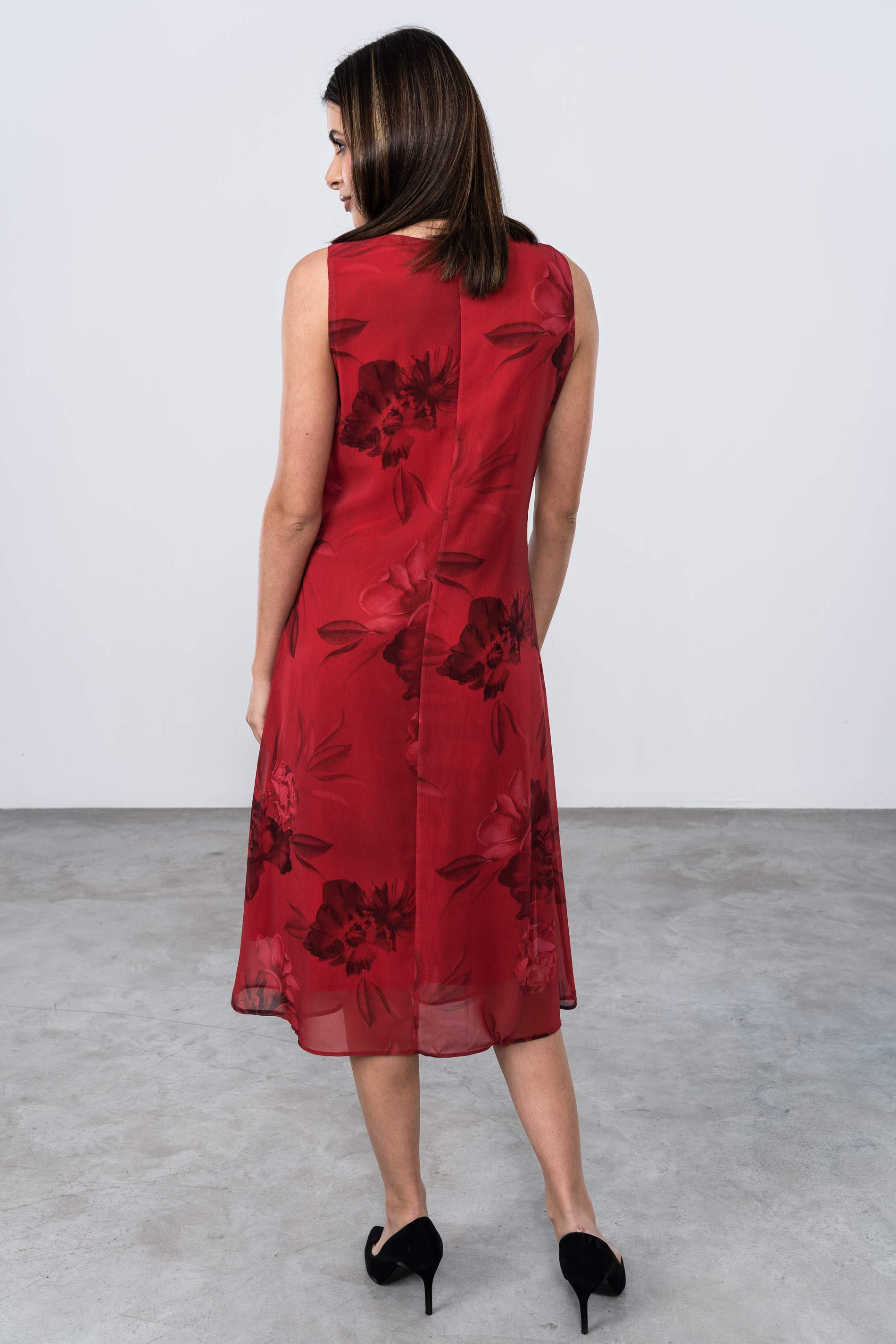 VESTIDO GASA FLORAL